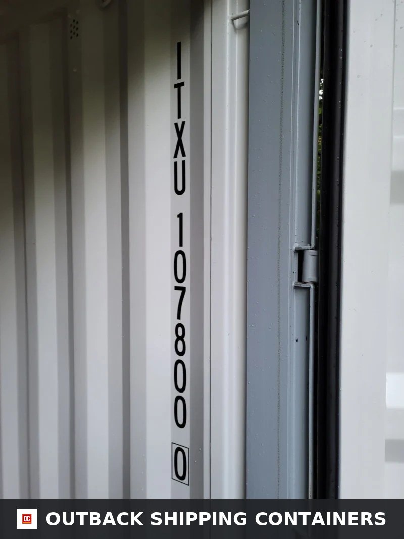 20Ft Used Steel Shipping Container for Sale — Side Profile View | Outback Shipping Containers 20Ft Used Steel Shipping Container – Excellent Condition — 20ft — used — storage containers (image 2 of 8)