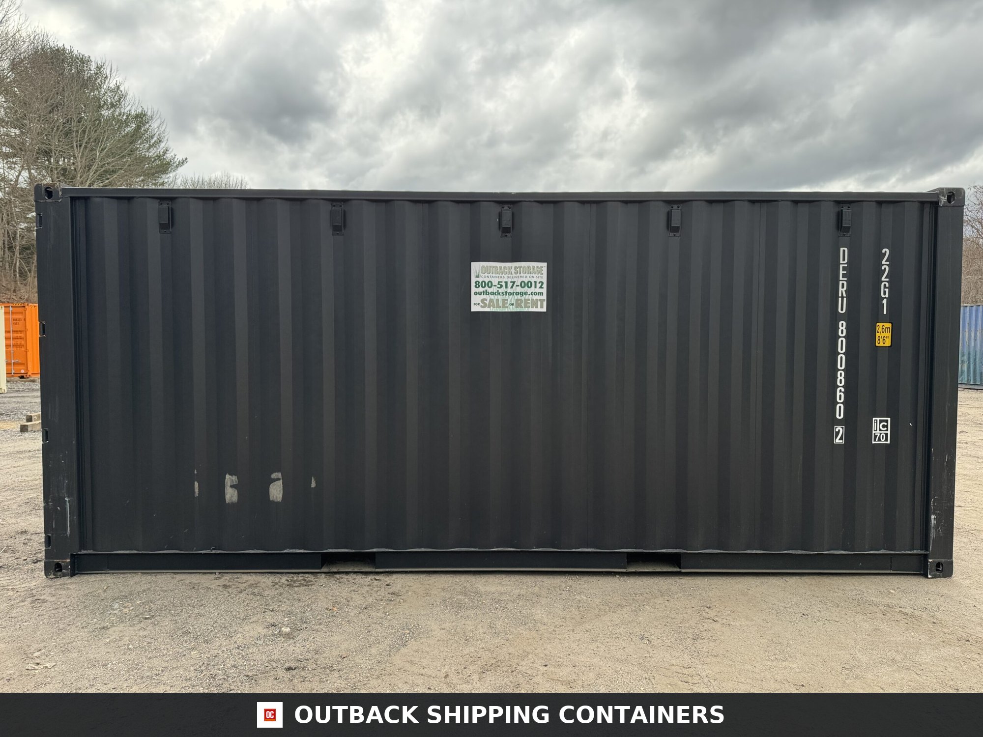 20ft New Shipping Container – Wind & Watertight – Black — 20ft — new (image 10 of 12)