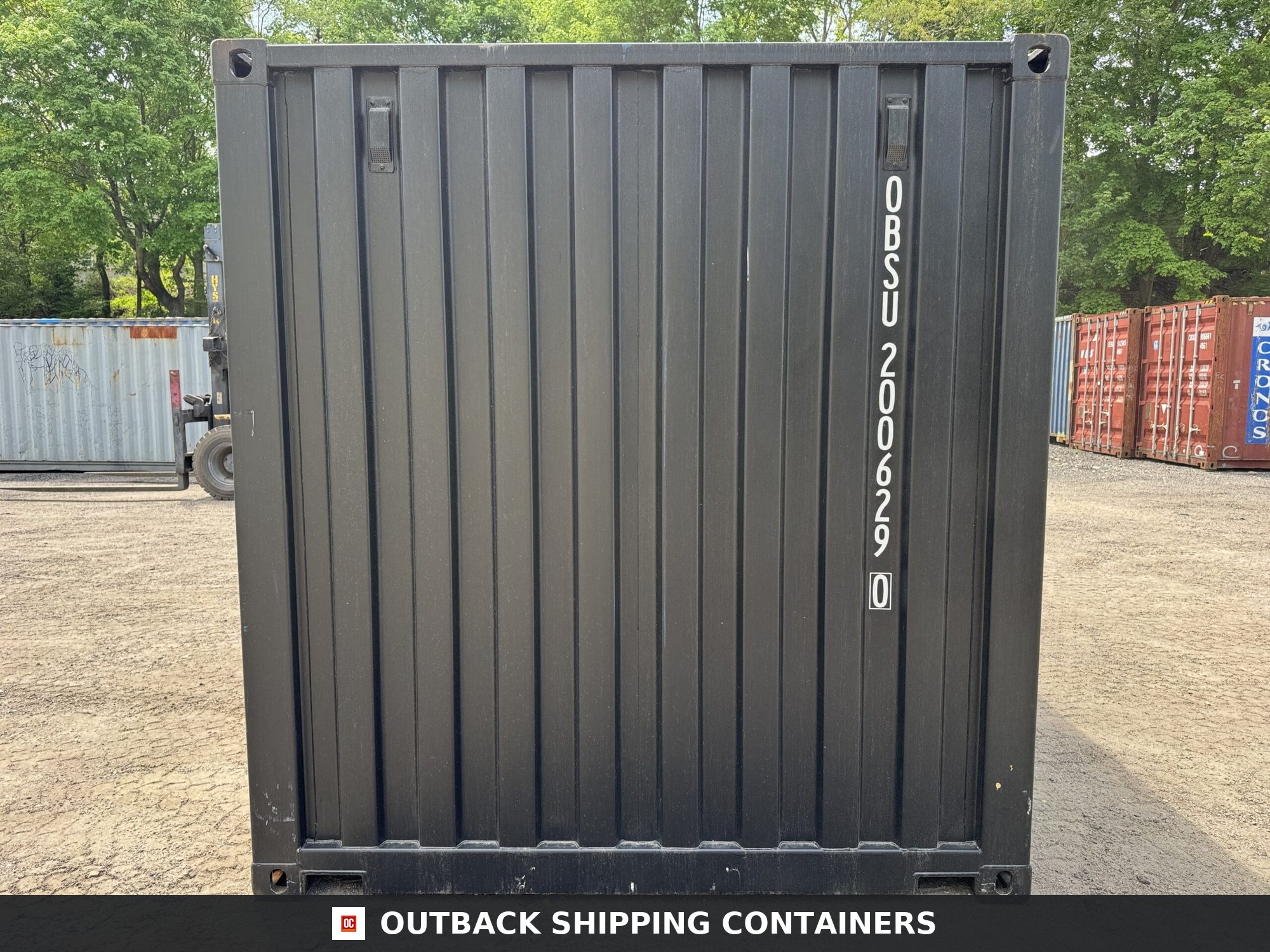 20ft New Shipping Container – Wind & Watertight – Black — 20ft — new (image 9 of 12)