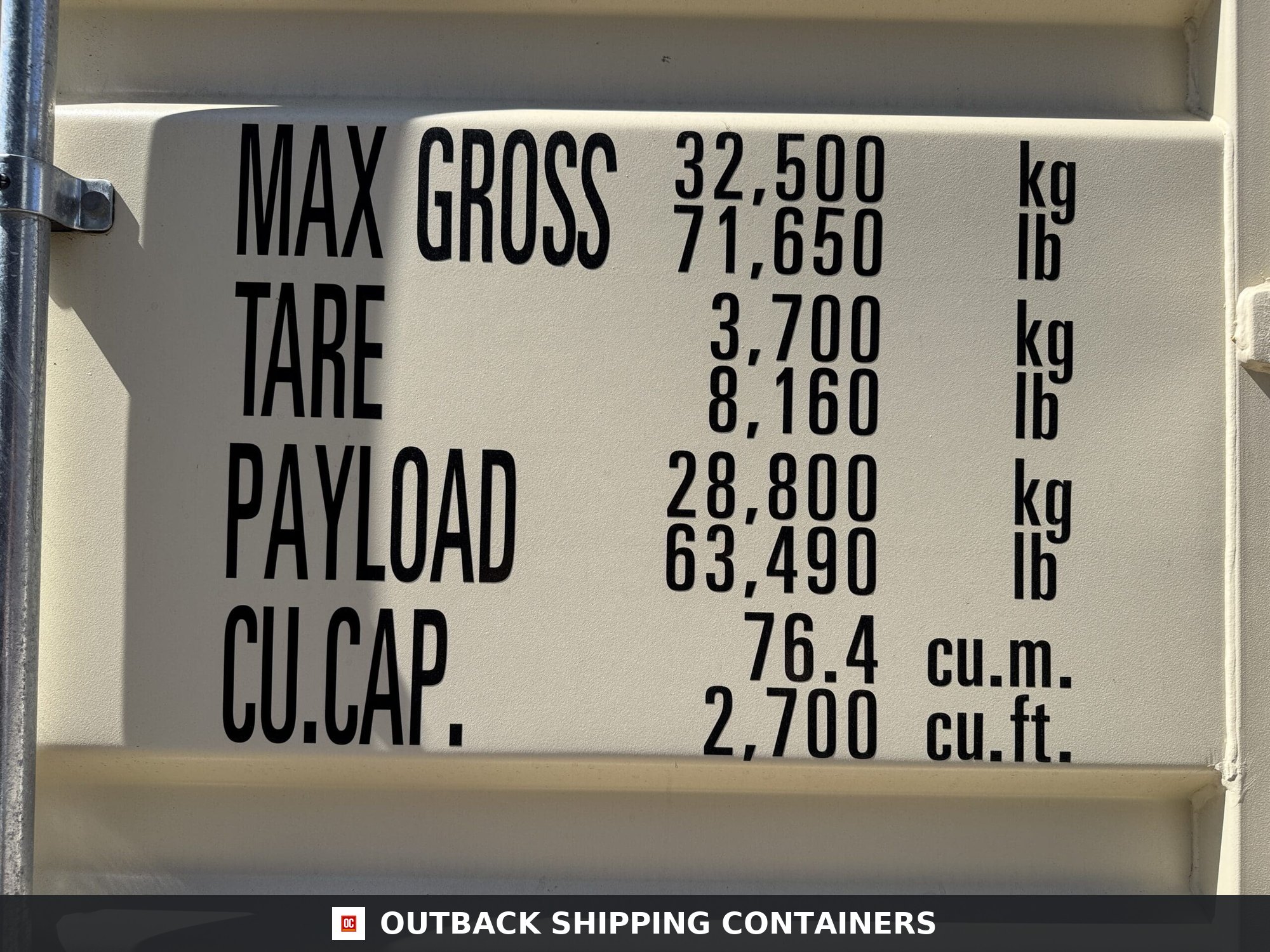 40ft New High Cube Shipping Container – Wind & Watertight – Beige — 40ft — new (image 4 of 12)
