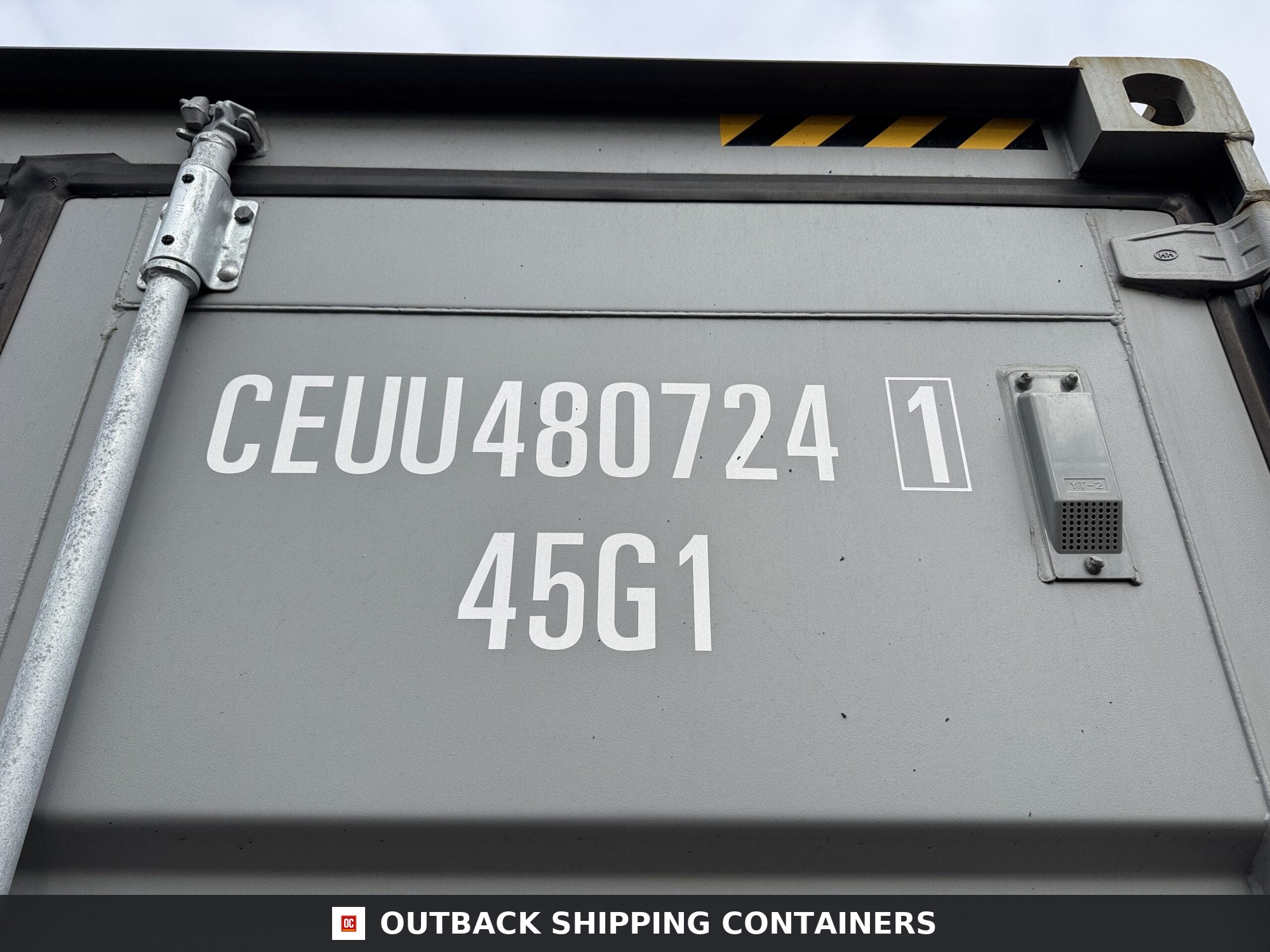 40ft New High Cube Shipping Container – Wind & Watertight – Gray — 40ft — new (image 2 of 12)