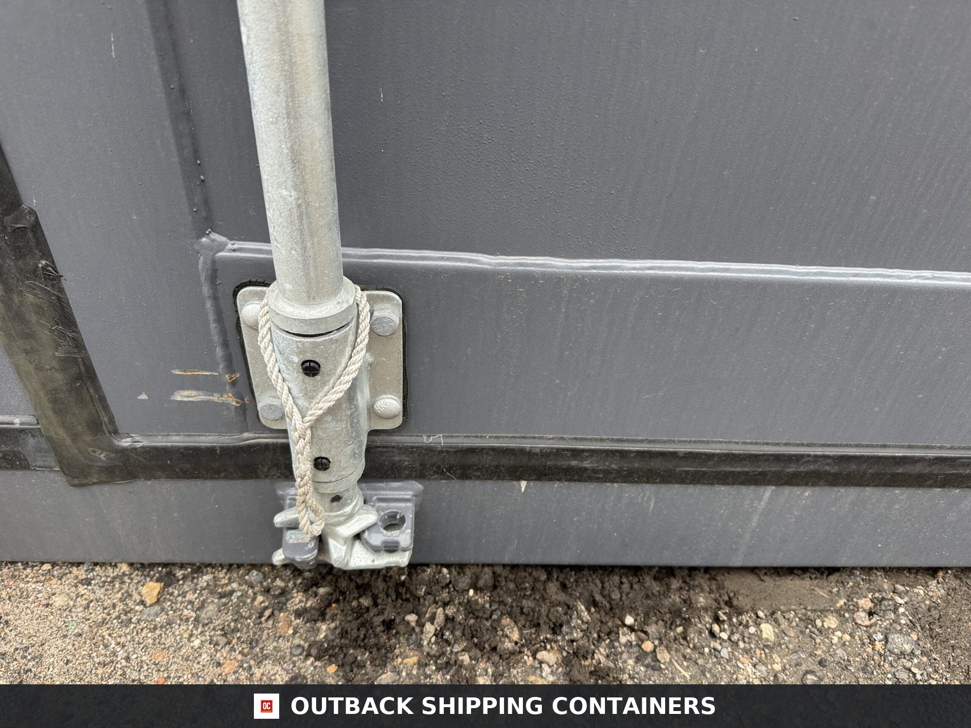 40ft New High Cube Shipping Container for Sale — Interior Detail | Outback Shipping Containe 14 40ft New High Cube Shipping Container – Wind & Watertight – Dk Gray — 40ft — new (image 6 of 12)