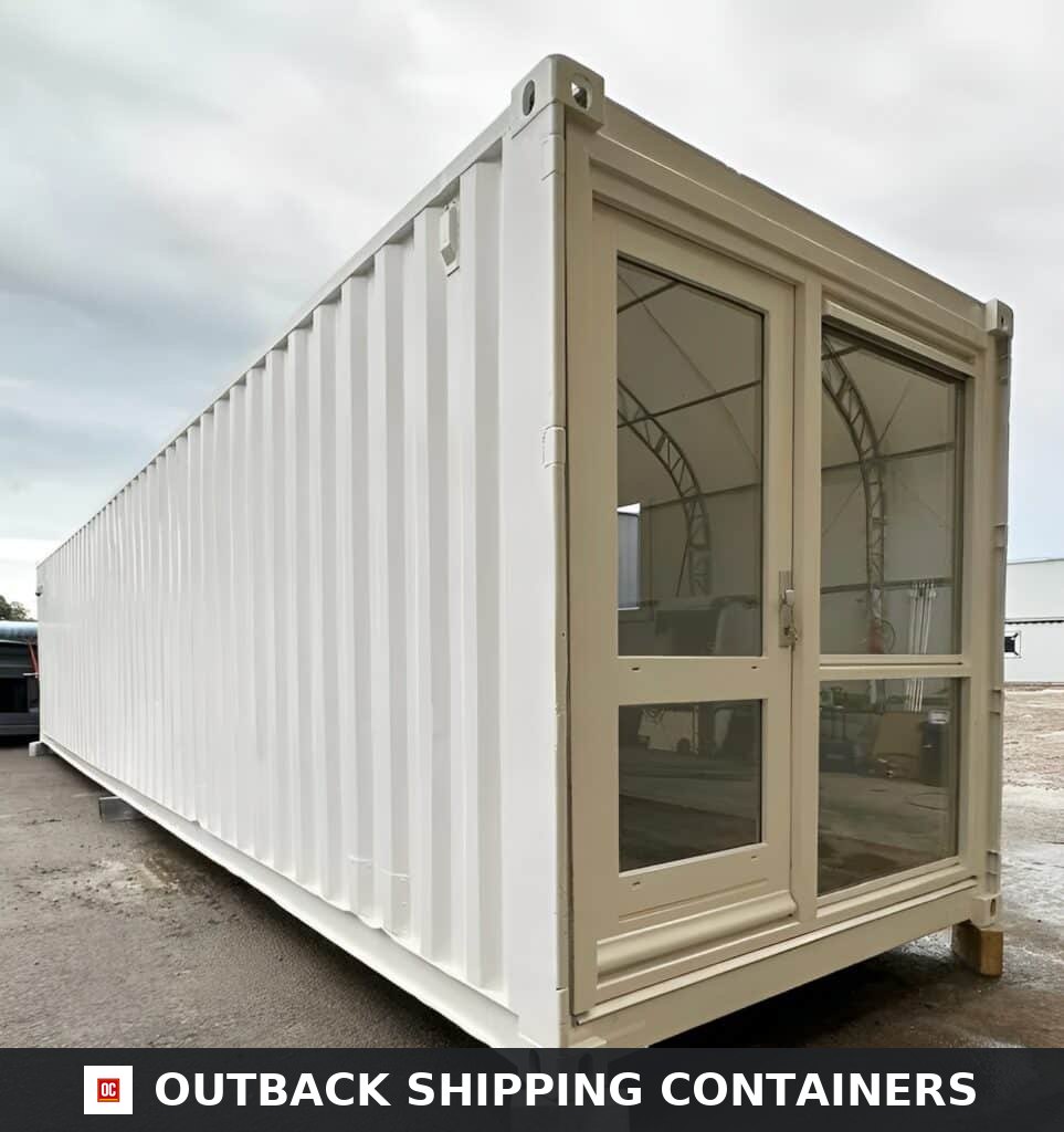 Converted 40ft Shipping Container | Open Plan Office | Portable Container Building — 40ft — new (image 3 of 13)