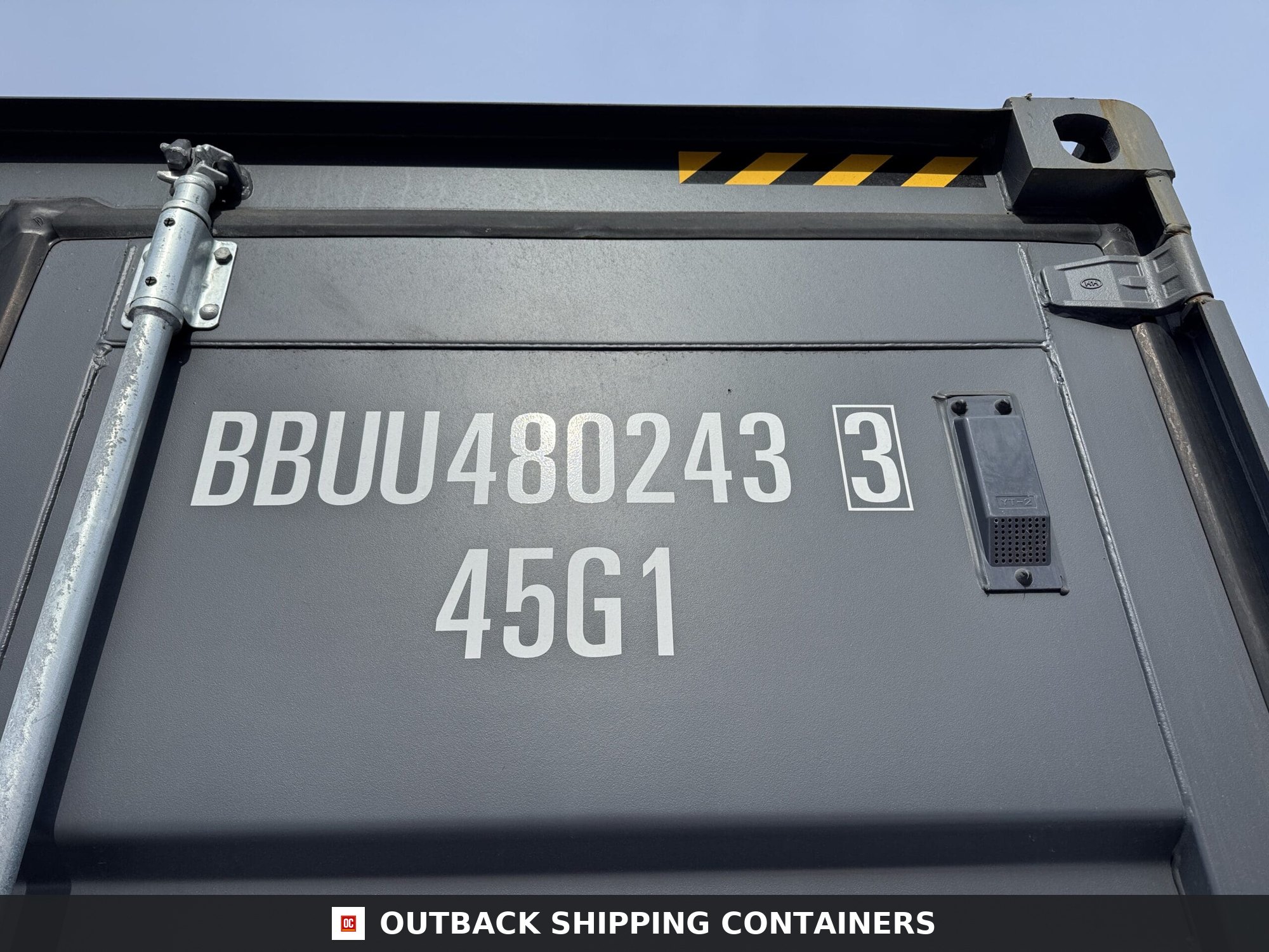 40ft New High Cube Shipping Container – Wind & Watertight – Gray — 40ft — new (image 2 of 12)