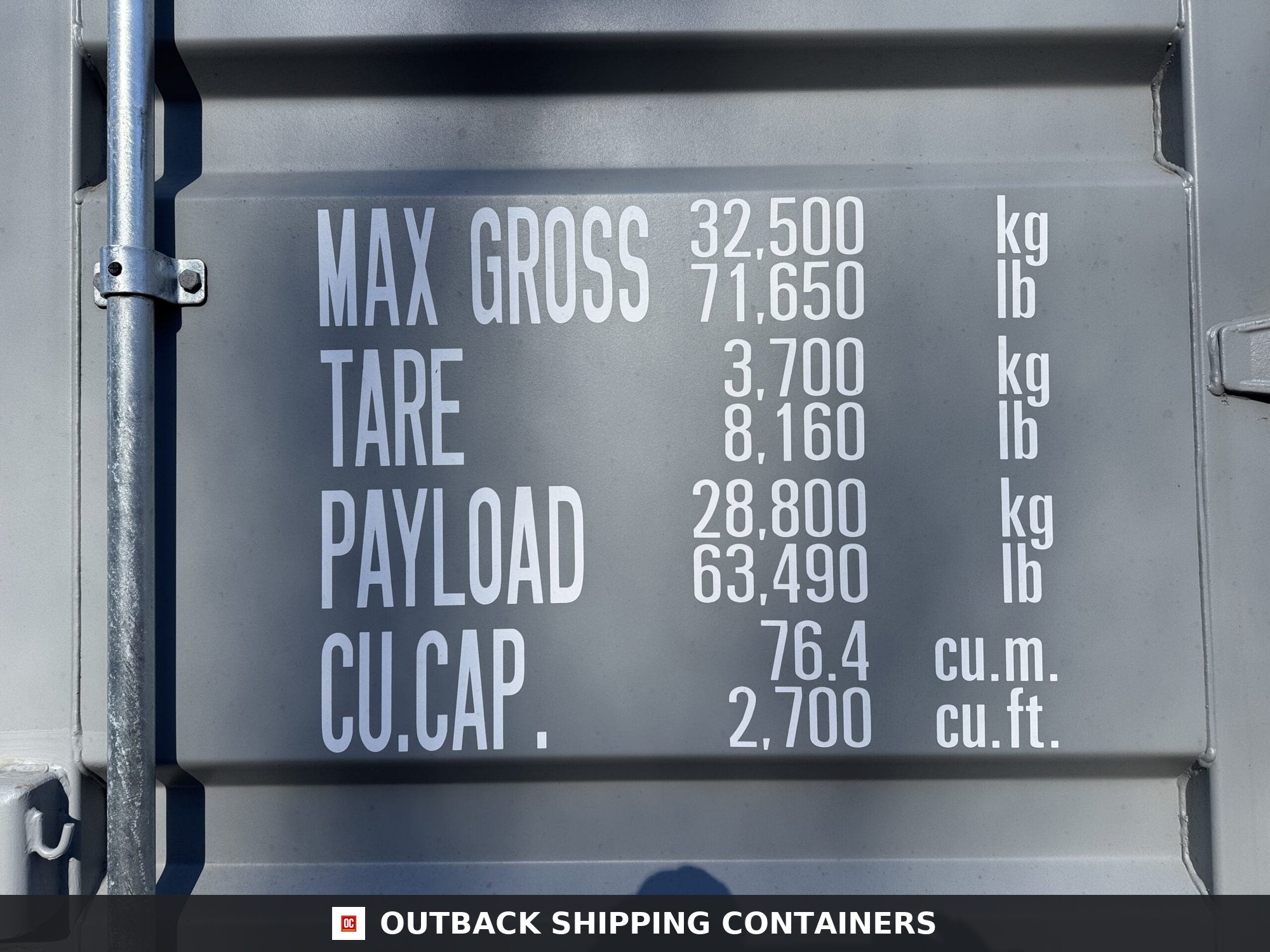 40ft New High Cube Shipping Container – Wind & Watertight – Gray — 40ft — new (image 4 of 12)