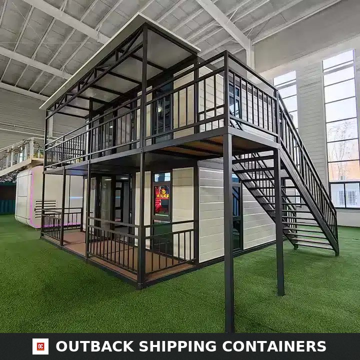 4 Bedroom 2 Story Luxury Modular Container Home Villa – Fully Furnished Prefabricated Portable House with Balcony — 20ft — new (image 5…