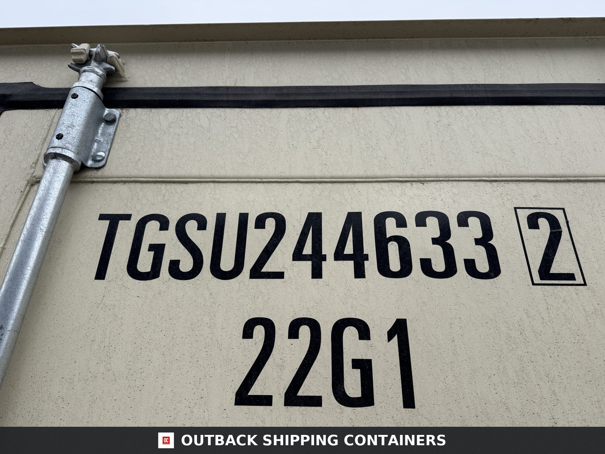 20ft New Shipping Container – Wind & Watertight – Beige — 20ft — new (image 2 of 12)