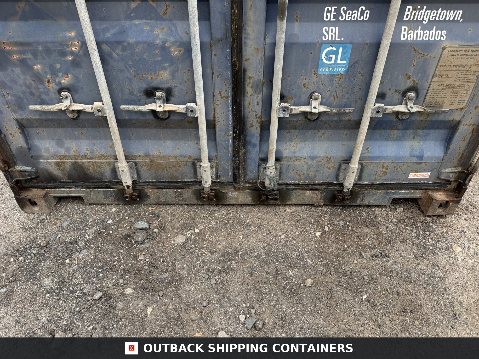 20ft Used Shipping Container – Wind & Watertight – Blue — 20ft — used (image 5 of 12)