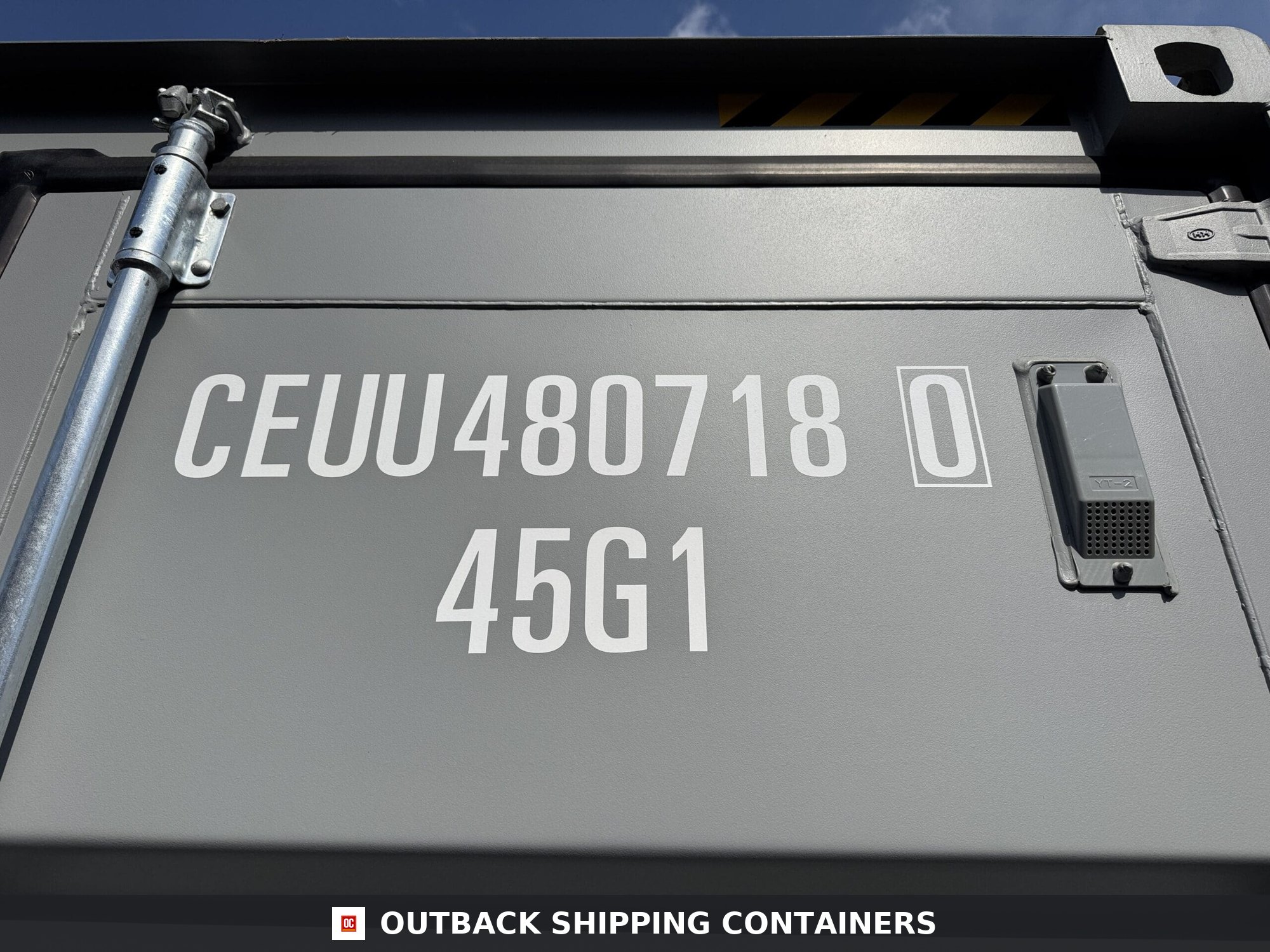 40ft New High Cube Shipping Container – Wind & Watertight – Gray — 40ft — new (image 2 of 12)