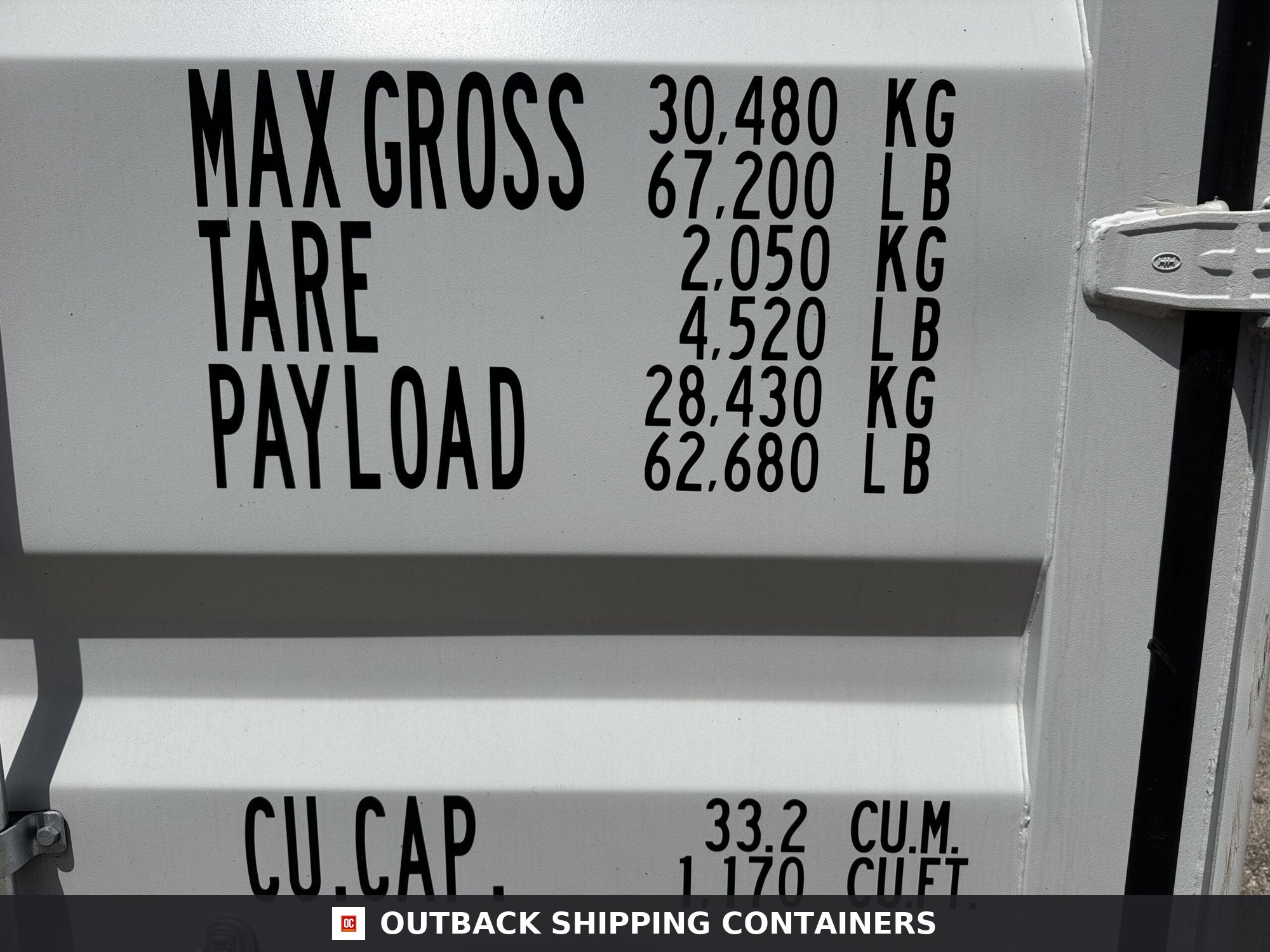 20ft New Shipping Container – Wind & Watertight – Gray — 20ft — new (image 4 of 12)