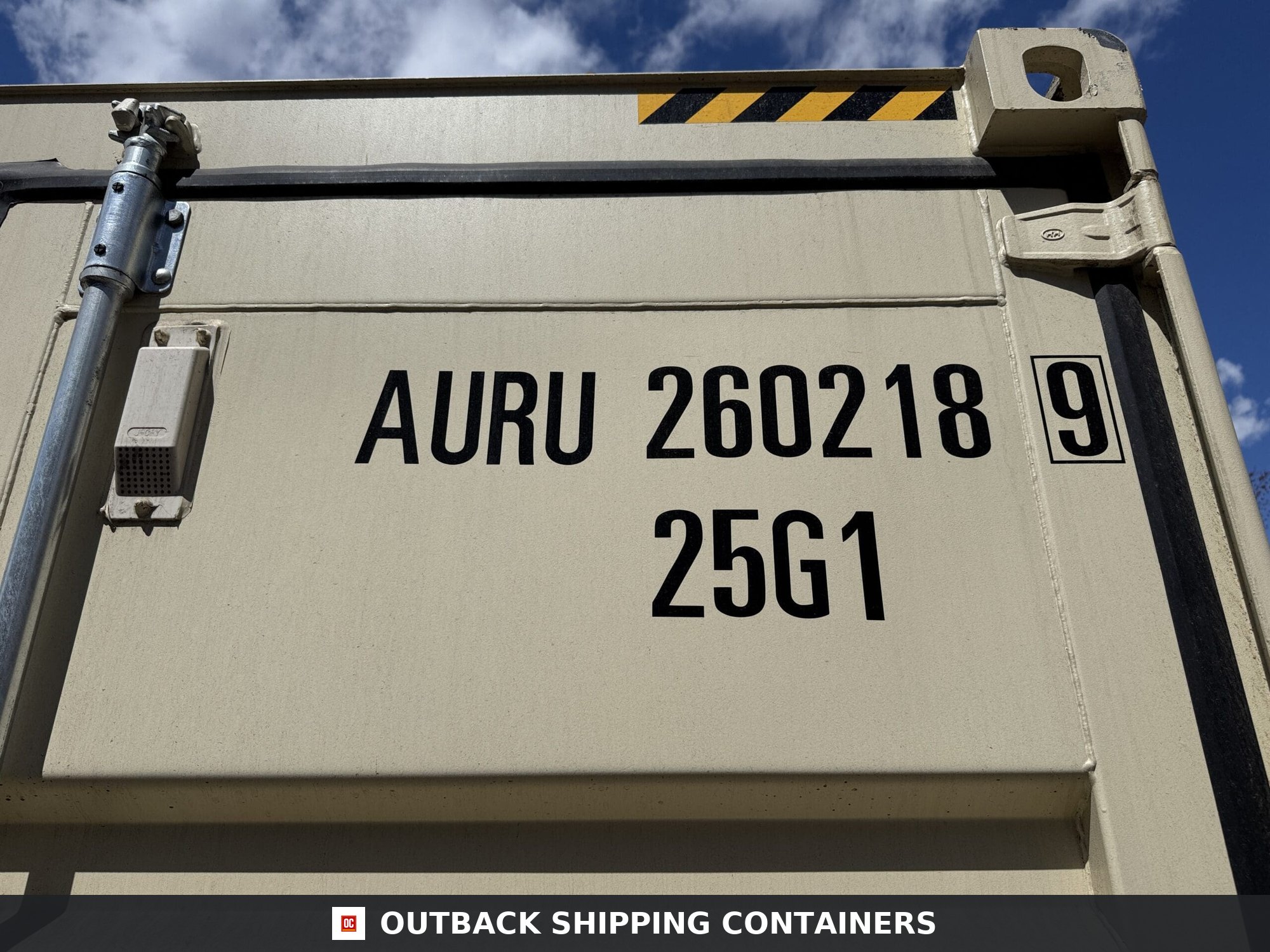 20ft New High Cube Shipping Container – Wind & Watertight – Beige — 20ft — new (image 2 of 12)