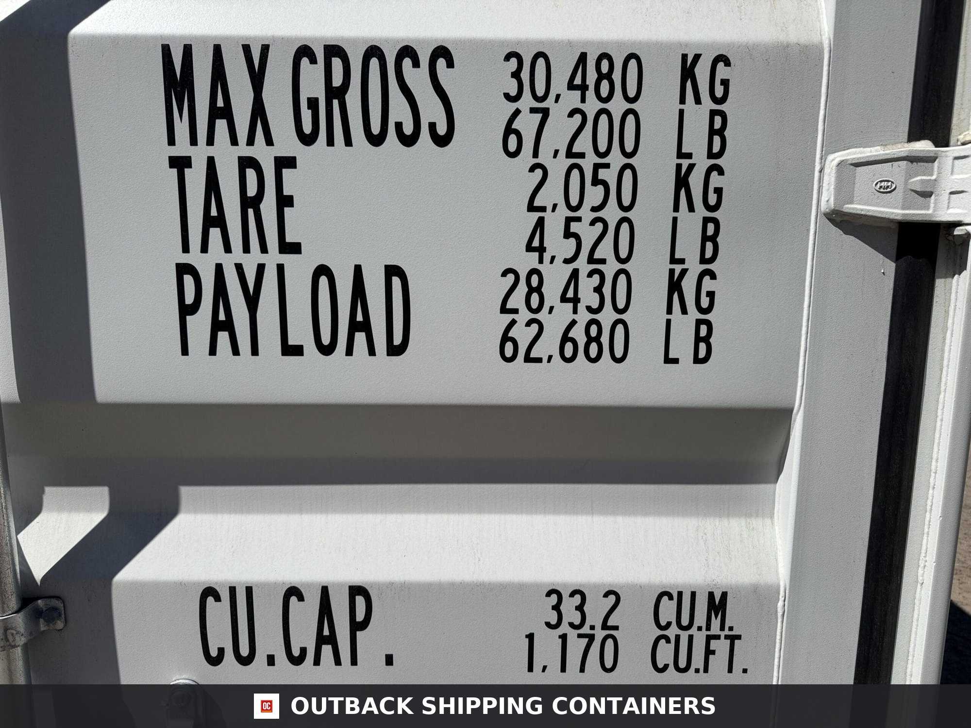 20ft New Shipping Container – Wind & Watertight – Gray — 20ft — new (image 4 of 12)