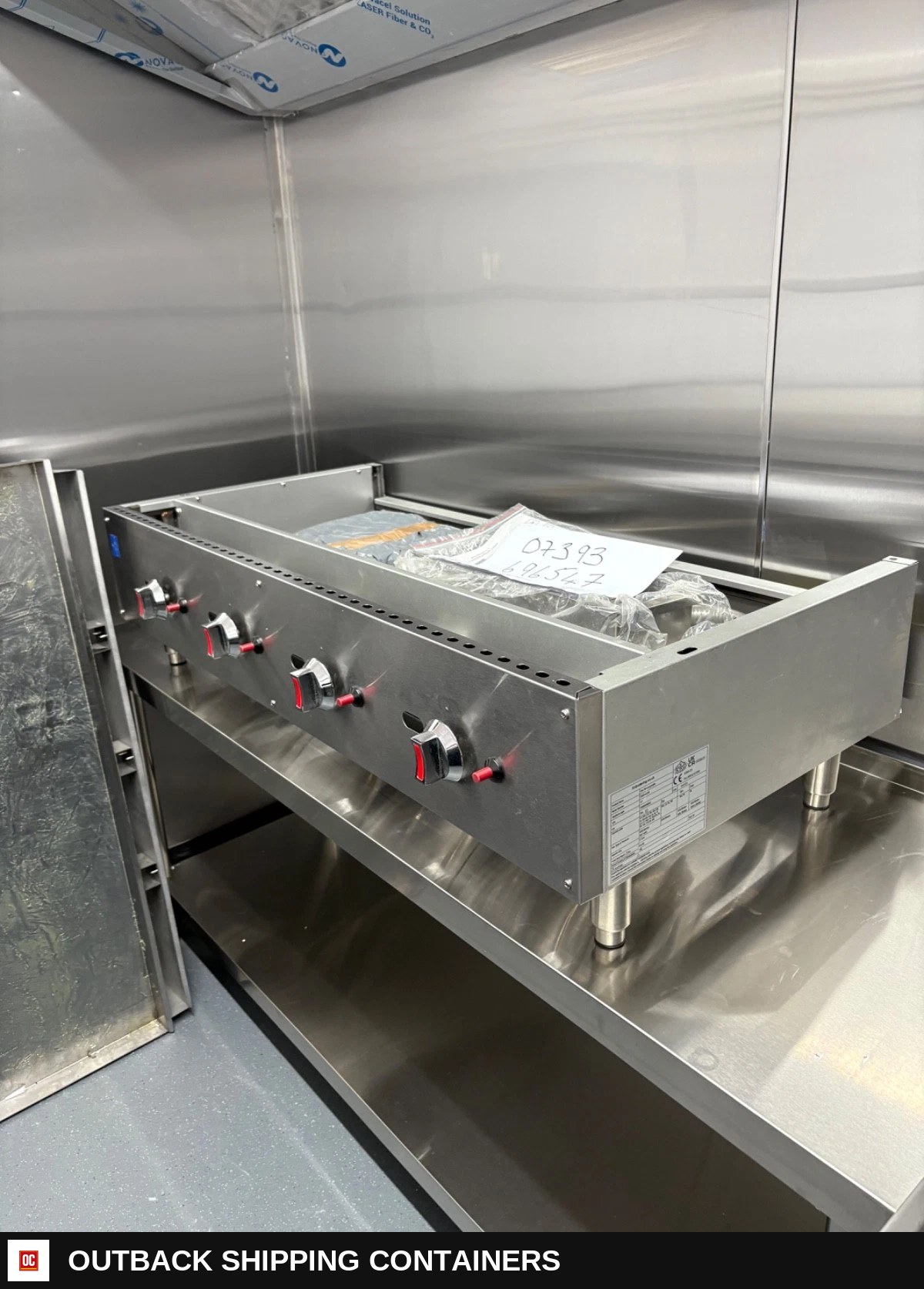 Brand New Catering Van Food Truck — Ideal for Festivals & Street Food Markets — Equipment And Appliance Detail | Outback Shipping Containers Brand New Catering Van Food Truck — Ideal for Festivals & Street Food Markets for sale — equipment and appliance detail
