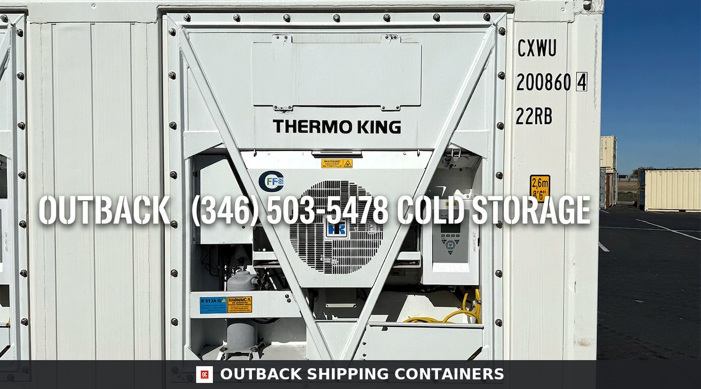 20ft Blast Freezer Container -40°F to 70°F for Sale — Corner Casting and Frame Detail 20ft Blast Freezer Container -40°F to 70°F