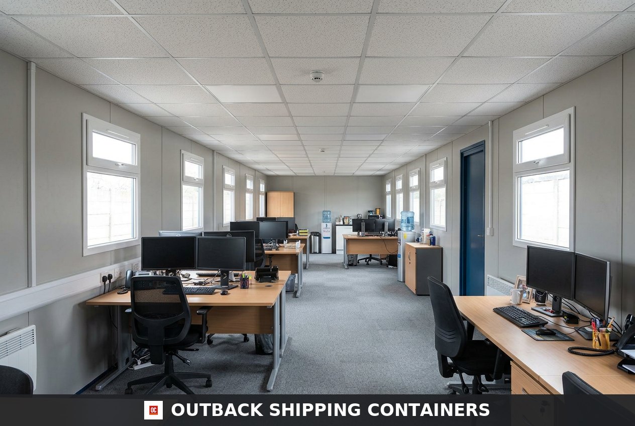 48FT x 10FT Jackleg Office Cabin — Container Offices (image 4 of 4)