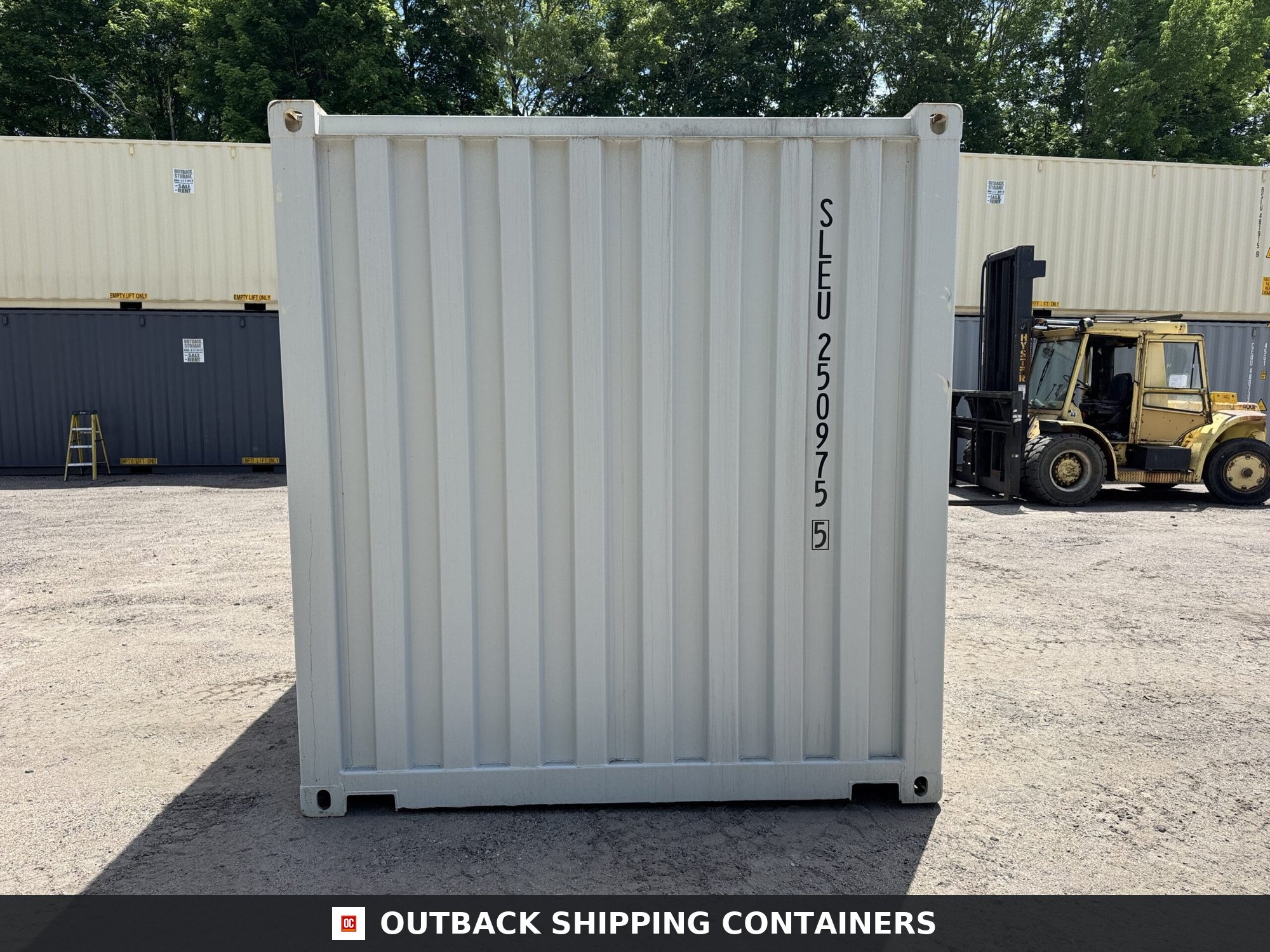 20ft New Shipping Container – Wind & Watertight – Gray — 20ft — new (image 10 of 12)