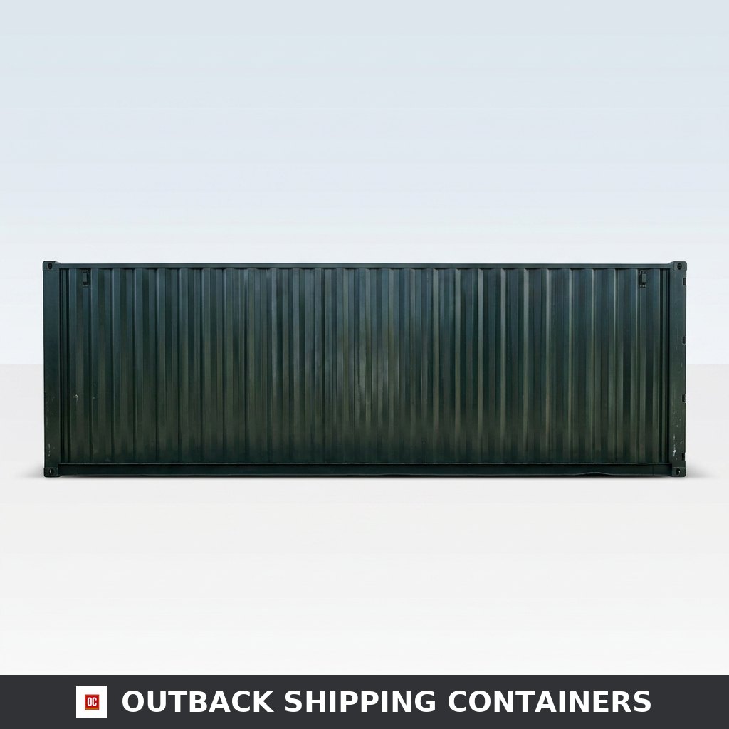 30Ft X 8Ft Shipping Container One Trip — Rear Exterior View | Outback Shipping Containers 30Ft X 8Ft Shipping Container One Trip – Cut Down — 30ft — new — storage containers (image 4 of 4)