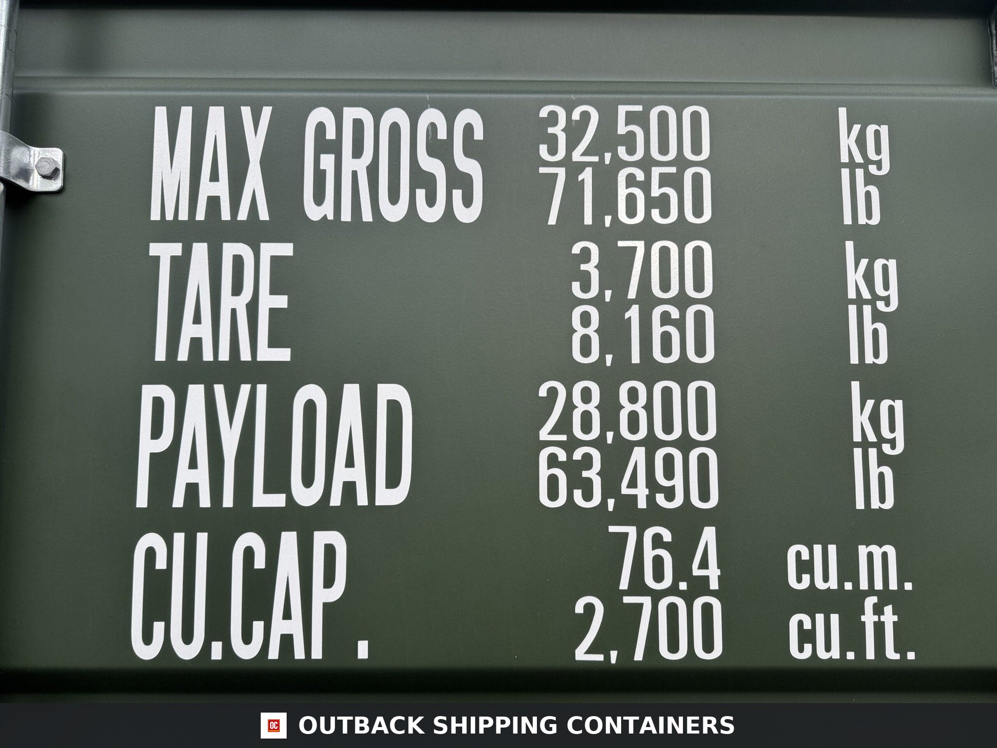 40ft New High Cube Shipping Container – Wind & Watertight – Green — 40ft — new (image 8 of 12)