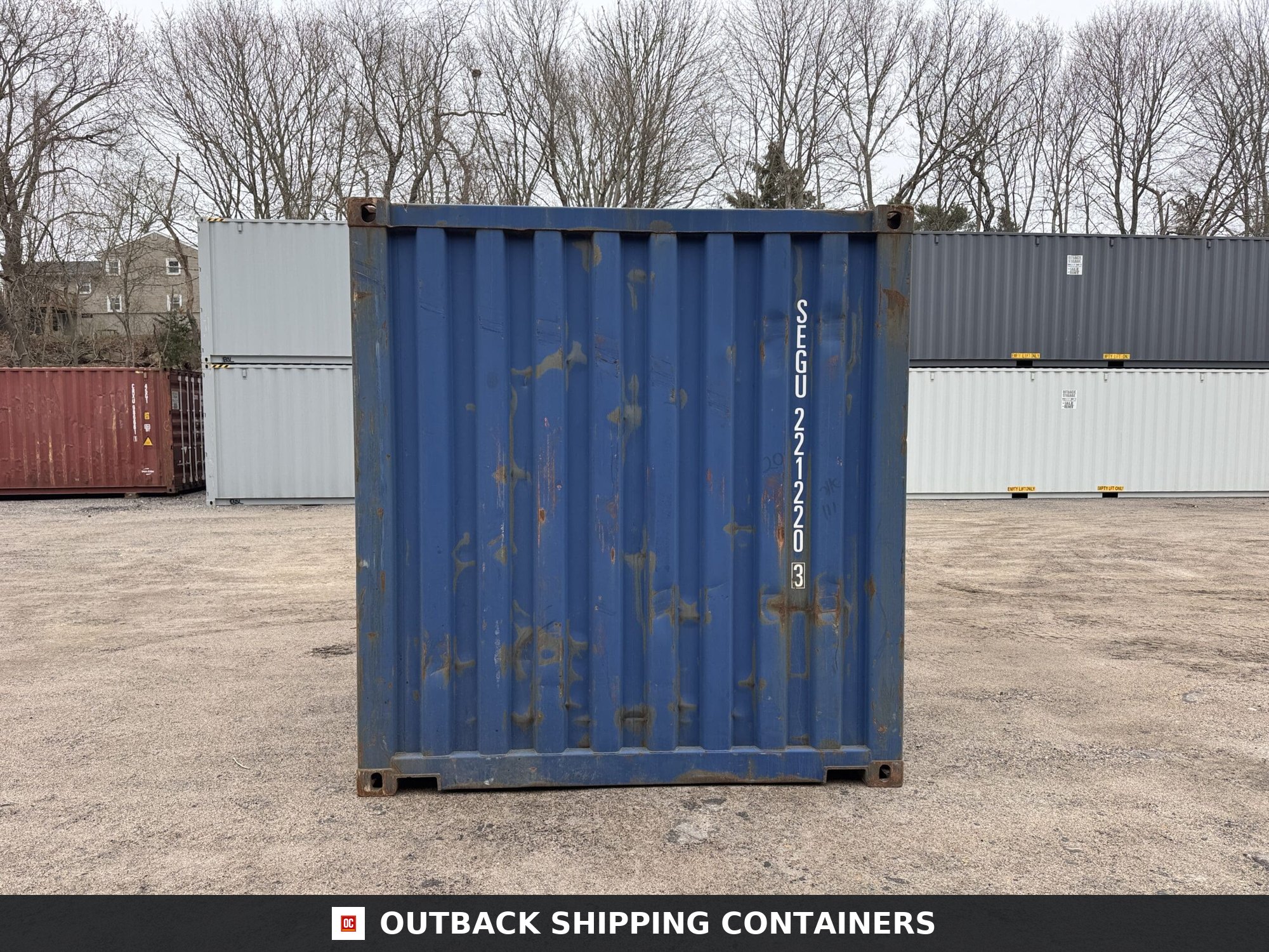 20ft Used Shipping Container – Wind & Watertight – Blue — 20ft — used (image 9 of 12)