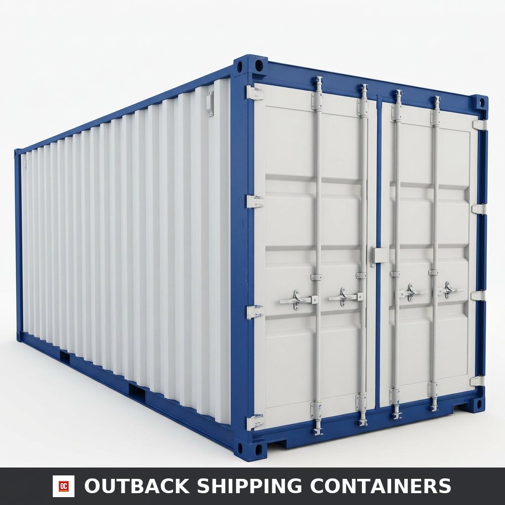 40Ft X 8Ft One Trip Tunnel Container Double End Door for Sale — Three-Quarter Angle View 40Ft X 8Ft One Trip Tunnel Container Double End Door — 40ft — new — storage containers (image 3 of 4)