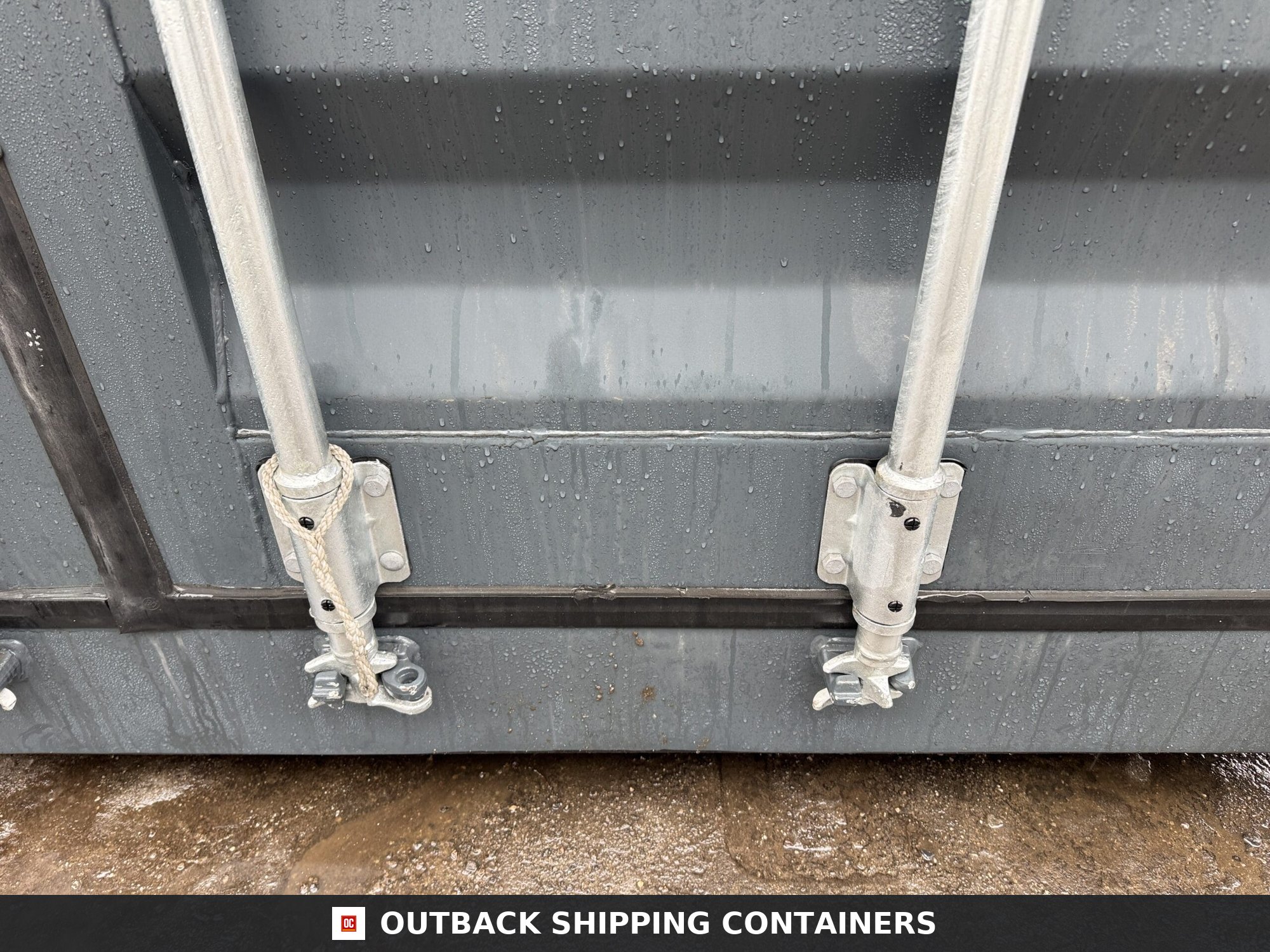 40ft New High Cube Shipping Container – Wind & Watertight – Dk Gray — 40ft — new (image 7 of 12)