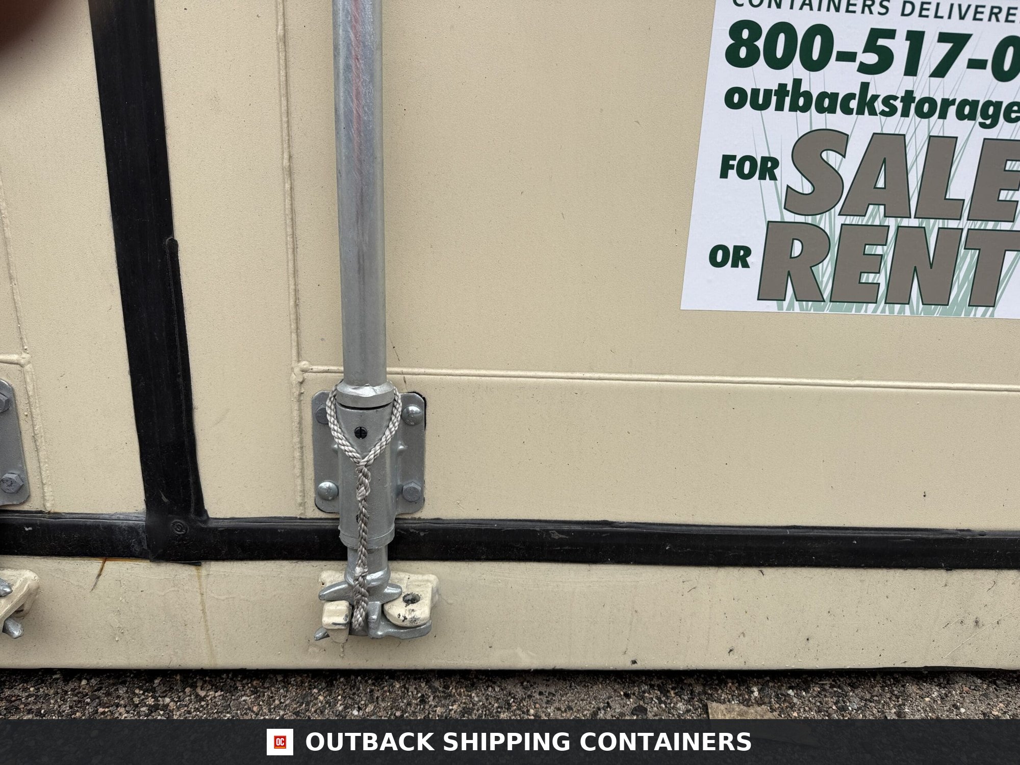 20ft New Shipping Container – Wind & Watertight – Beige — 20ft — new (image 7 of 12)