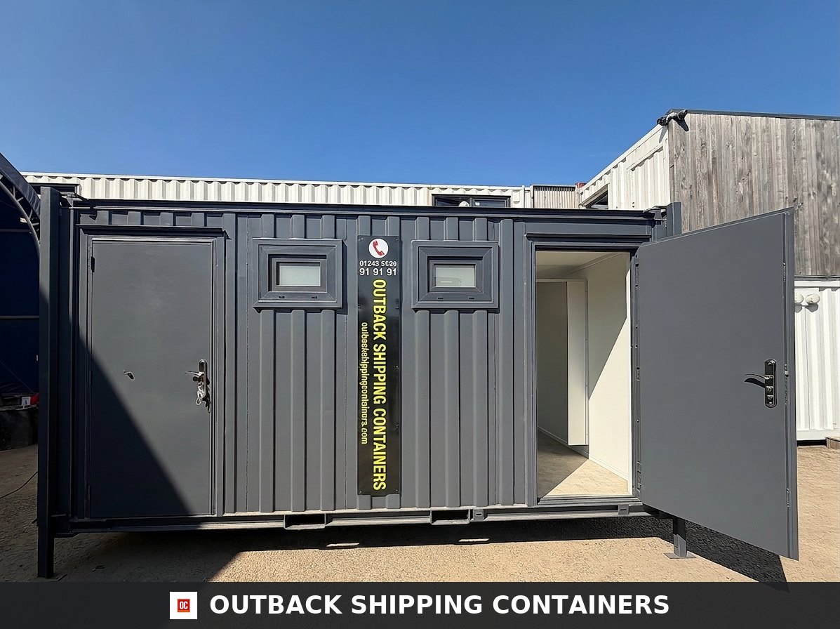 16 x 9 ft for Sale — Interior Detail | Outback Shipping Containers 16 x 9 ft — 2 + 2 Toilet Block — Premium/Bespoke Ladies & Gents Toilets — No 1709 — product gallery image 6 of 17