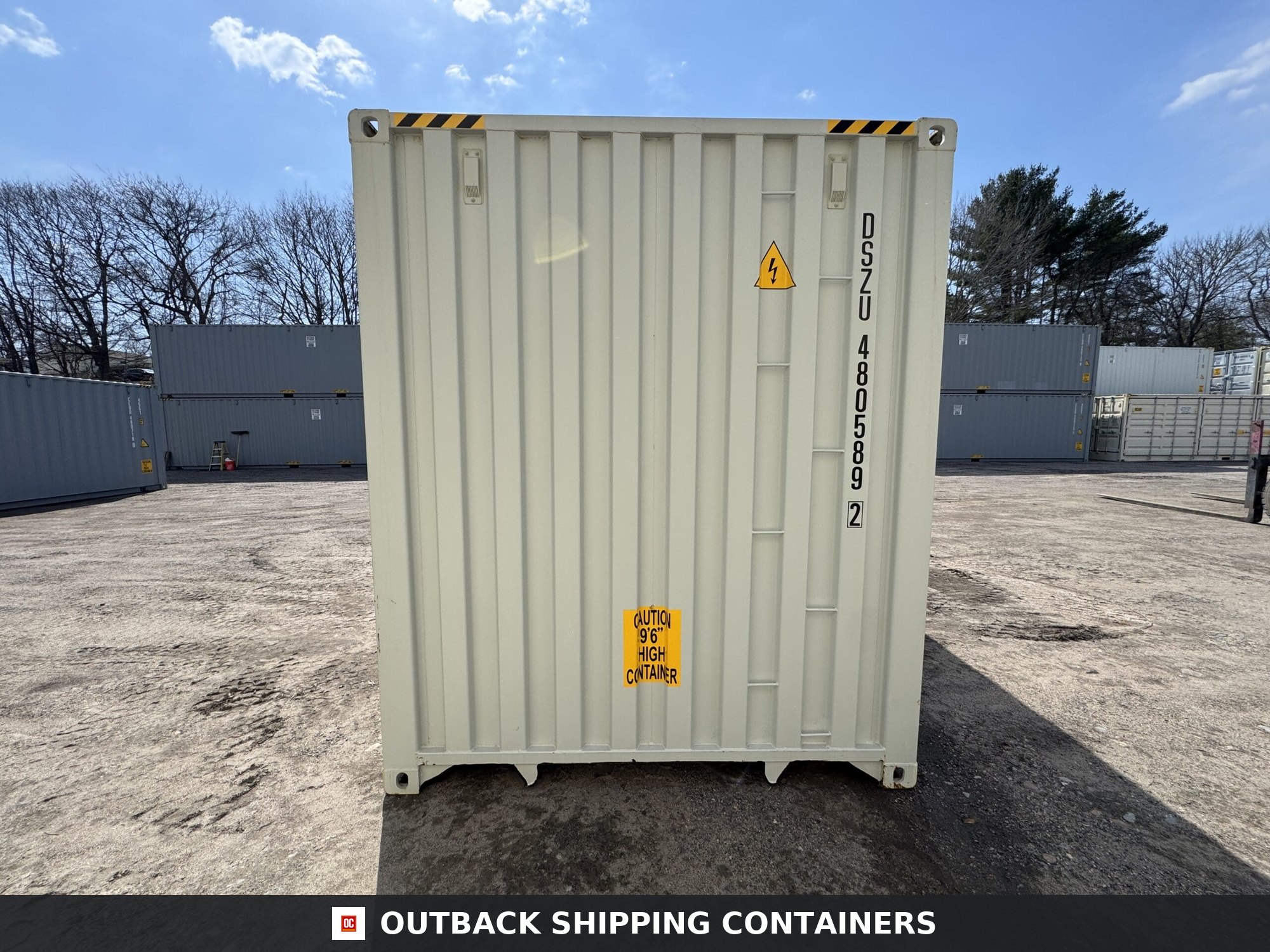40ft New High Cube Shipping Container – Wind & Watertight – Gray — 40ft — new (image 10 of 12)
