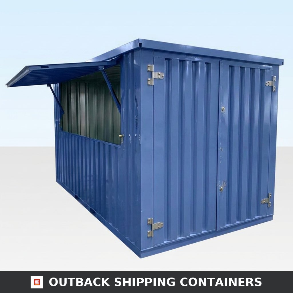 4M Flat Pack Kiosk — new — storage containers (image 2 of 3)