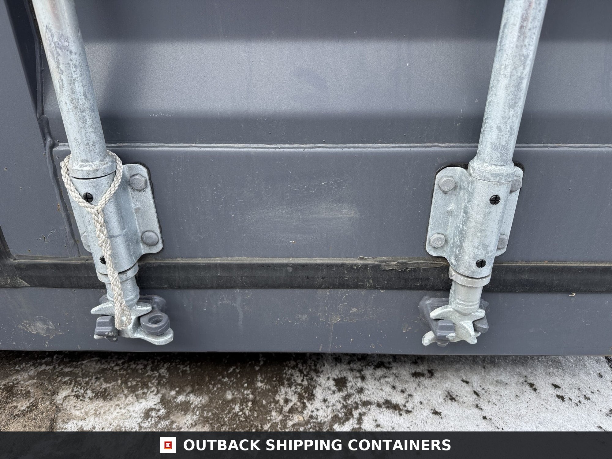 40ft New High Cube Shipping Container – Wind & Watertight – Dk Gray — 40ft — new (image 7 of 12)