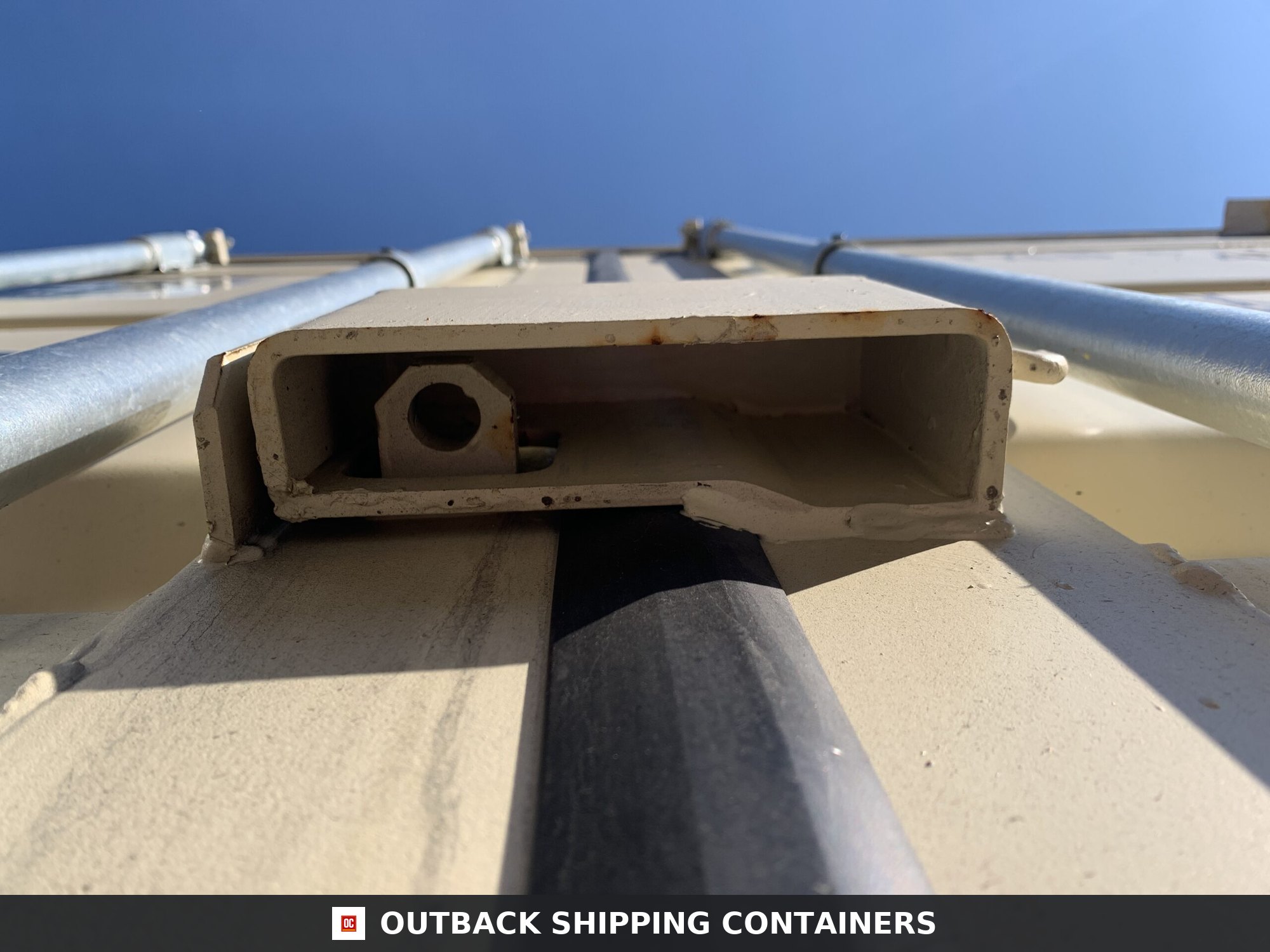 40ft New High Cube Shipping Container – Wind & Watertight – Beige — 40ft — new (image 6 of 12)