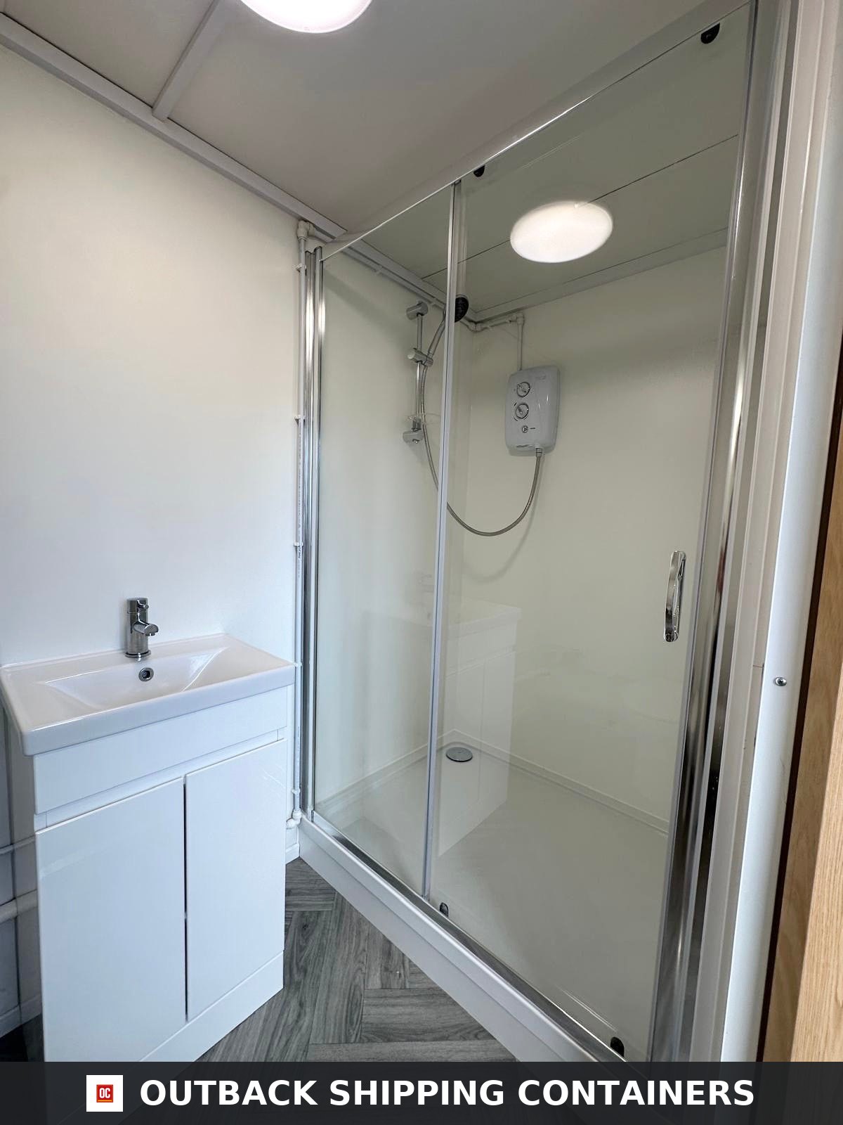 32x10ft for Sale — Side Profile View | Outback Shipping Containers 32x10ft — Custom Office/Canteen Cabin — image 2 of 15