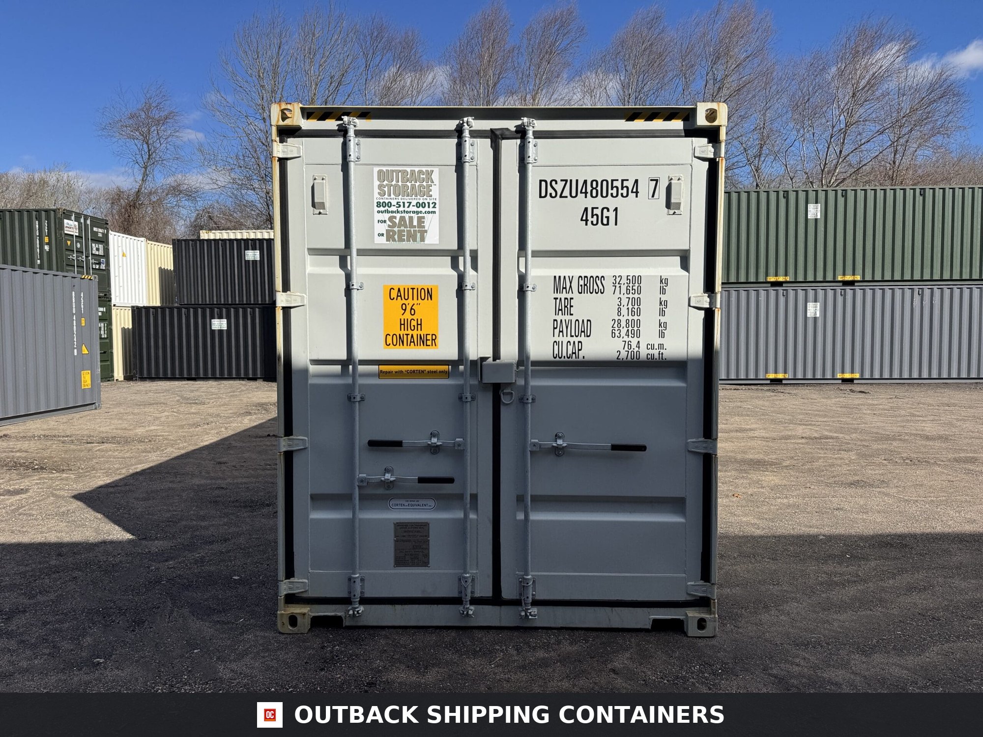 40ft New High Cube Shipping Container – Wind & Watertight — 40ft — new (image 3 of 12)
