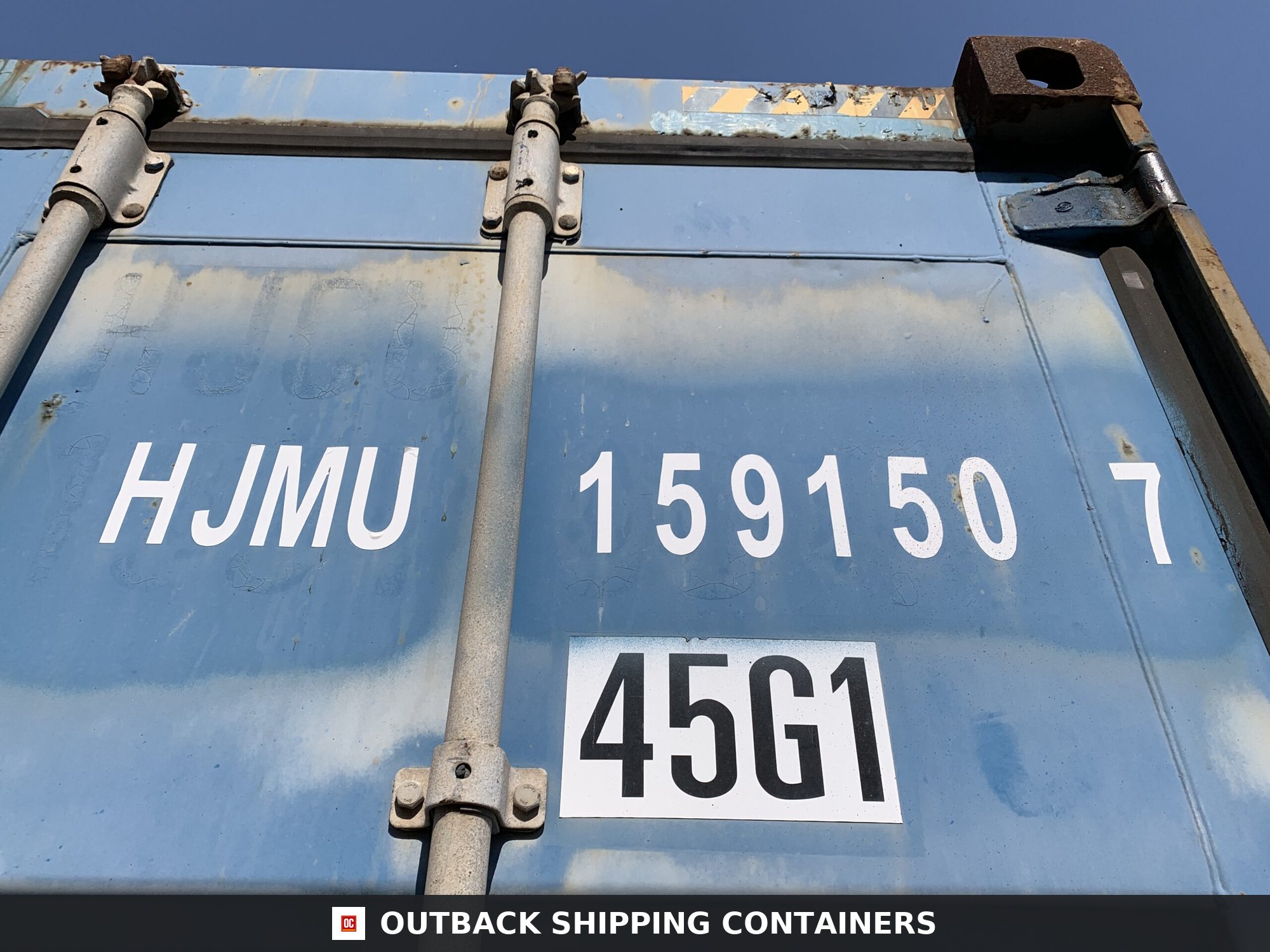 40ft Used High Cube Shipping Container – Wind & Watertight – Blue — 40ft — used (image 2 of 12)