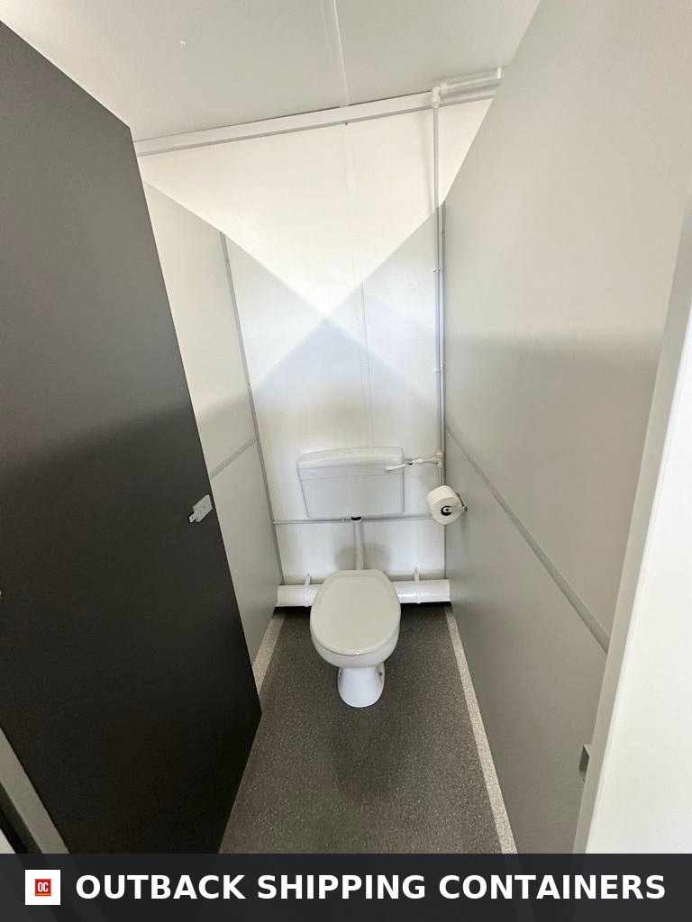 32 x 10 ft CUSTOM for Sale — Corner Casting and Frame Detail | Outback Shipping Containers 32 x 10 ft CUSTOM — Mens/Ladies + Disabled Access Toilet Block — Portable Welfare — No 1395 — product gallery image 10 of 16