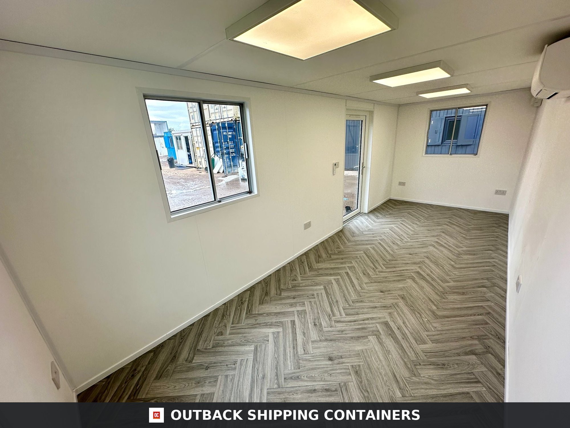 21x8ft for Sale — Door and Entry Detail | Outback Shipping Containers 2 3 4 5 6 21x8ft — Custom Office — image 7 of 13