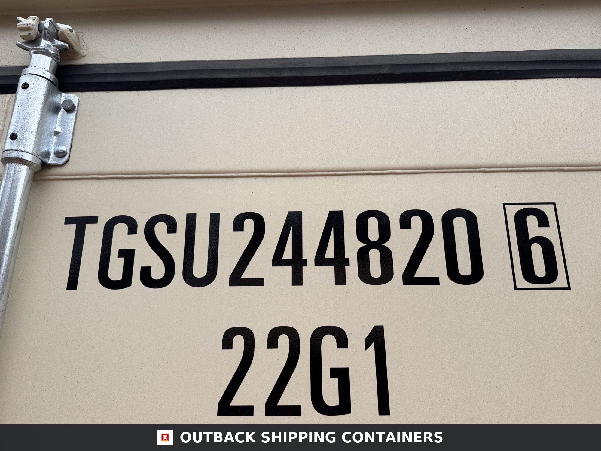 20ft New Shipping Container – Wind & Watertight – Beige — 20ft — new (image 2 of 12)