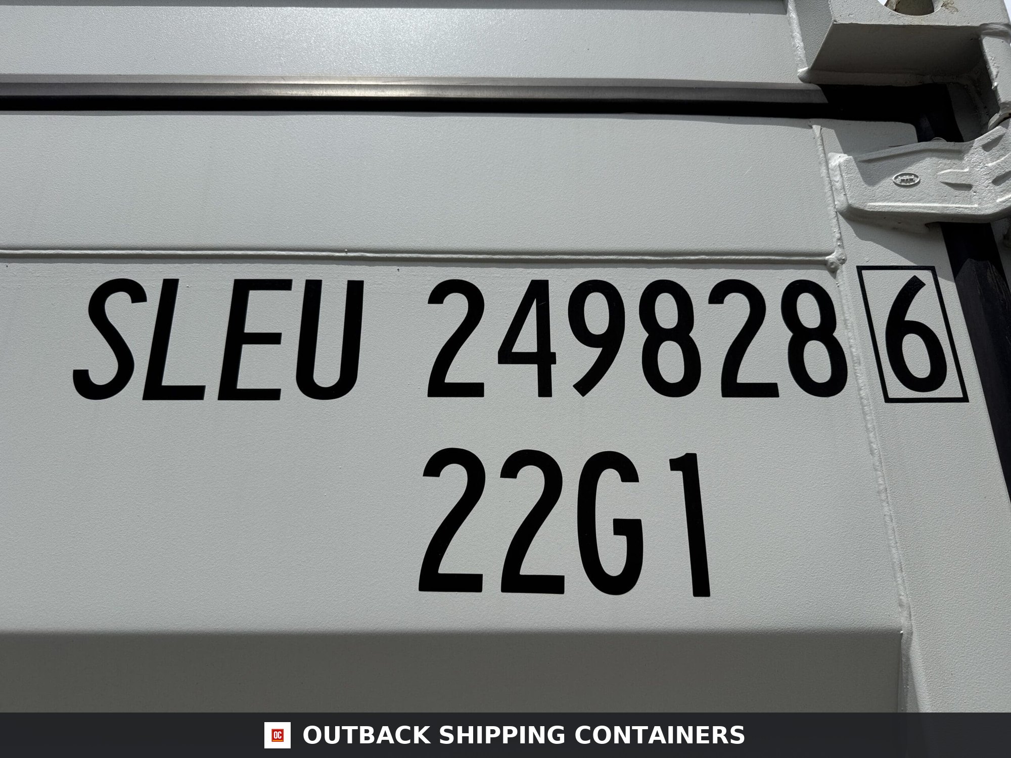 20ft New Shipping Container – Wind & Watertight – Gray — 20ft — new (image 2 of 12)