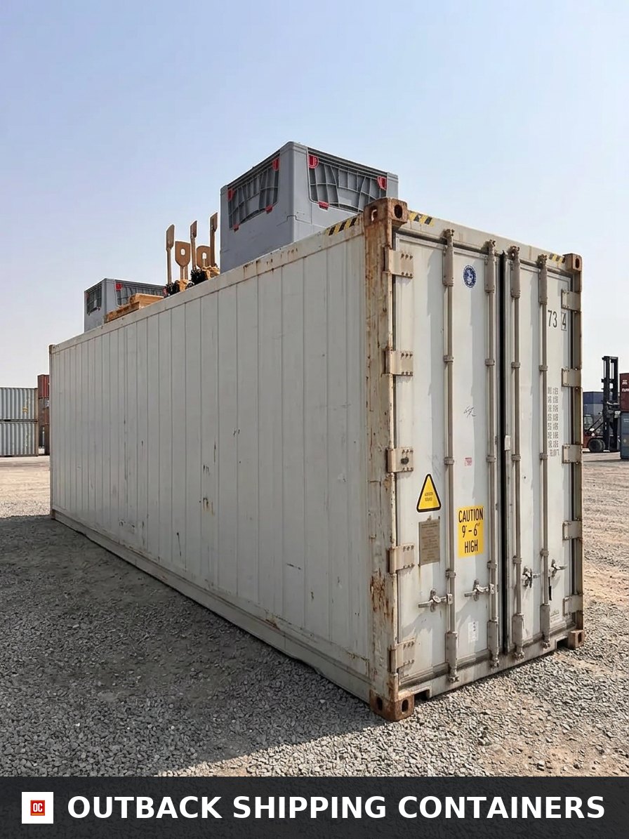 40Ft High Cube Refrigerated Storage Container Carrier Primeline YOM 2012 — Interior Detail 40Ft High Cube Refrigerated Storage Container Carrier Primeline YOM 2012 — 40ft — used — refrigerated containers (image 6 of 6)