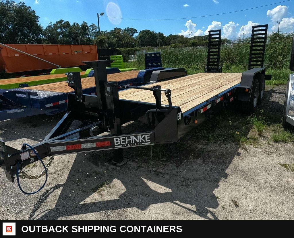 New 2025 Behnke 7 x 20 Equipment 20k Trailer for sale — front exterior view