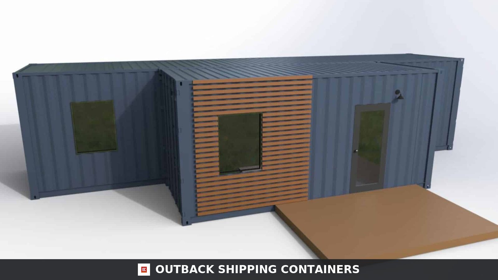 The Luke | 1 Bedroom Shipping Container Home | 40FT + 20FT — Corner Casting and Frame Detail The Luke | 1 Bedroom Shipping Container Home | 40FT + 20FT Luxury Container House — 20ft — new (image 10 of 12)