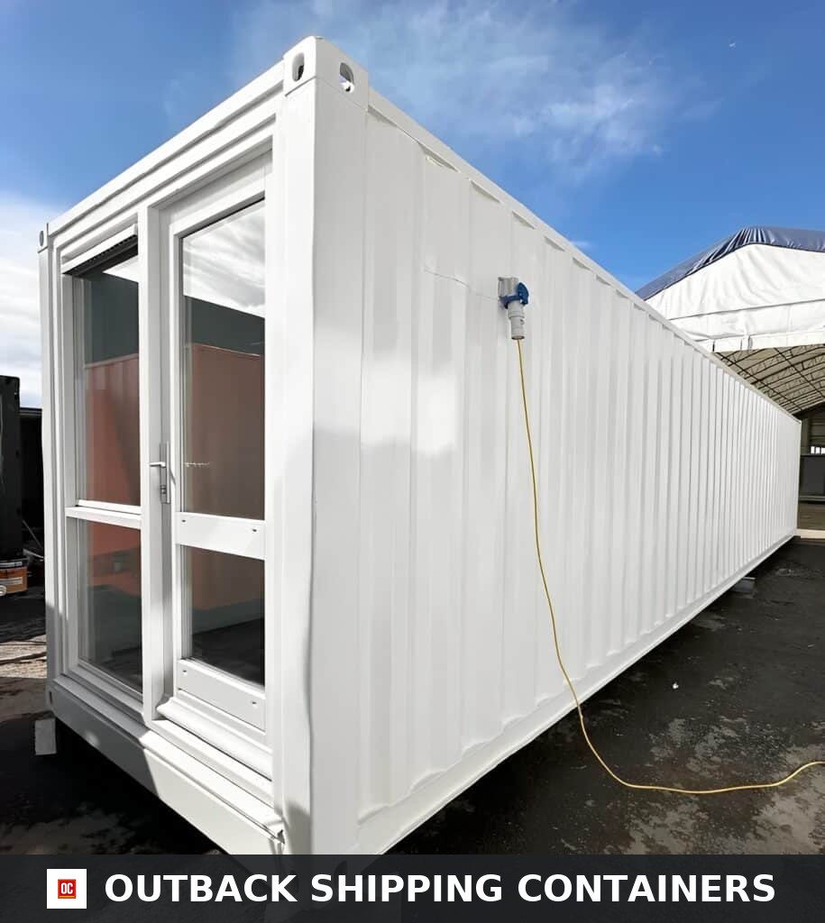 Converted 40ft Shipping Container | Open Plan Office | Portable Container Building — 40ft — new (image 2 of 13)