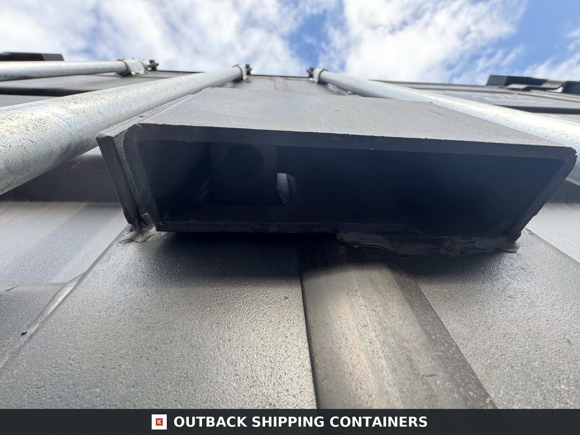 20ft Open Side New Shipping Container – Wind & Watertight – Gray — 20ft — new (image 5 of 12)