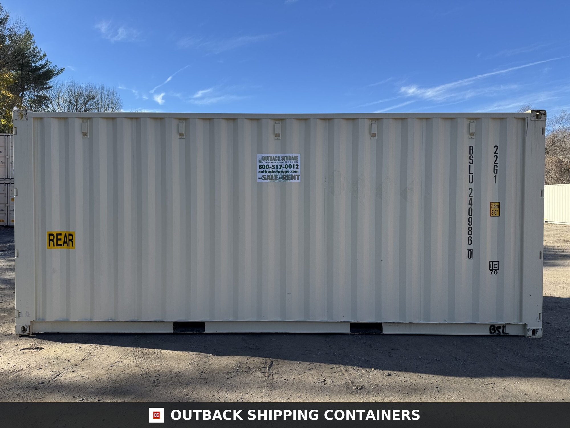 20ft New Shipping Container – Wind & Watertight – Beige — 20ft — new (image 10 of 12)