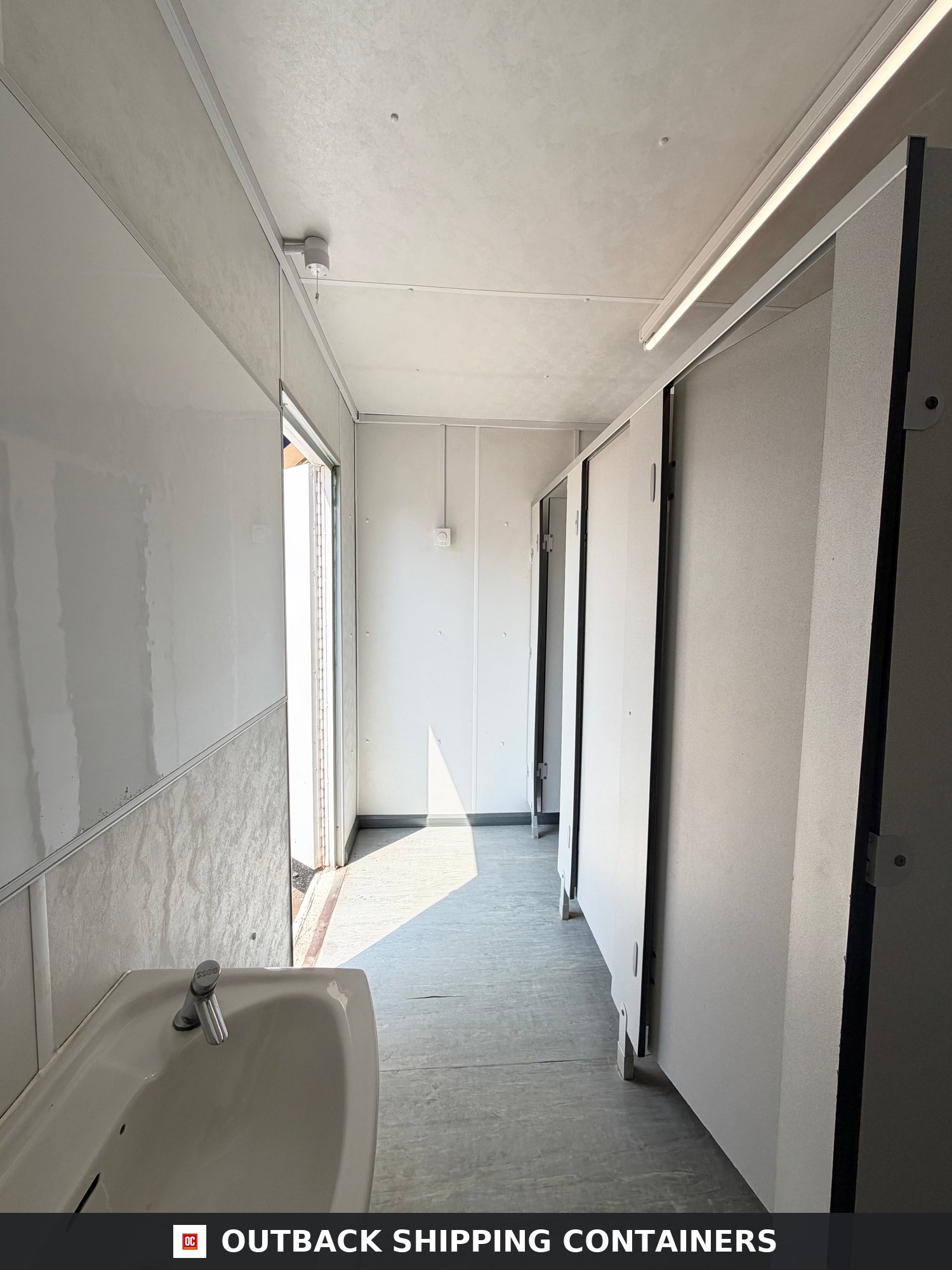16x9ft for Sale — Corner Casting and Frame Detail | Outback Shipping Containers 16x9ft — 3 + 1 Toilet Block — Portable Building — Site Accommodation - image 10