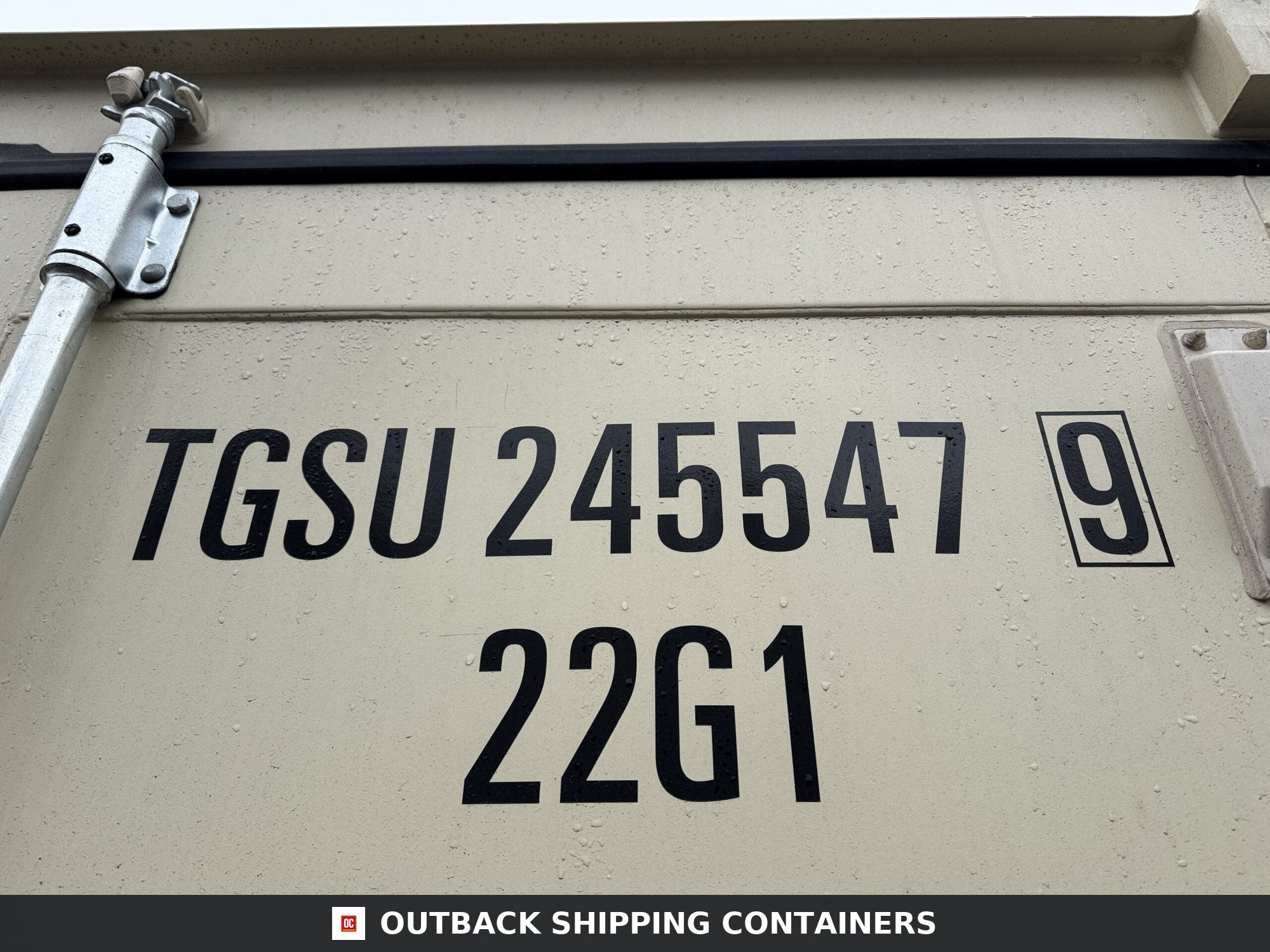 20ft New Shipping Container – Wind & Watertight – Beige — 20ft — new (image 2 of 12)