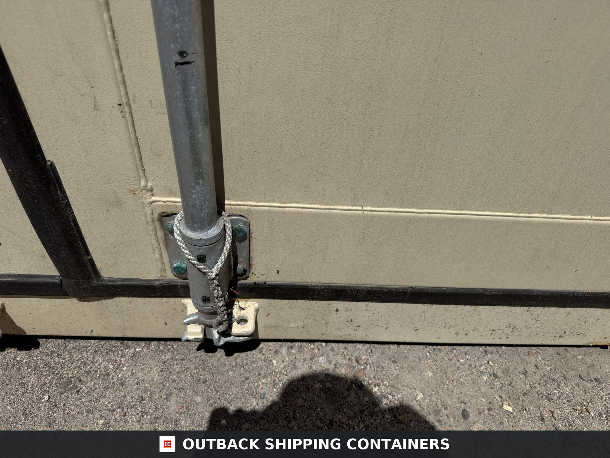 40ft New High Cube Shipping Container – Wind & Watertight – Beige — 40ft — new (image 7 of 12)