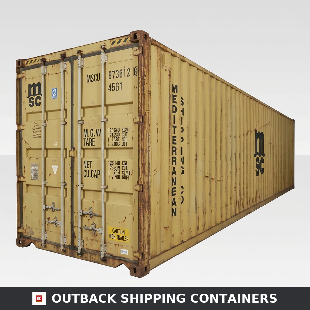 40Ft X 8Ft Used Shipping Container High Cube — 40ft — used — storage containers (image 2 of 3)