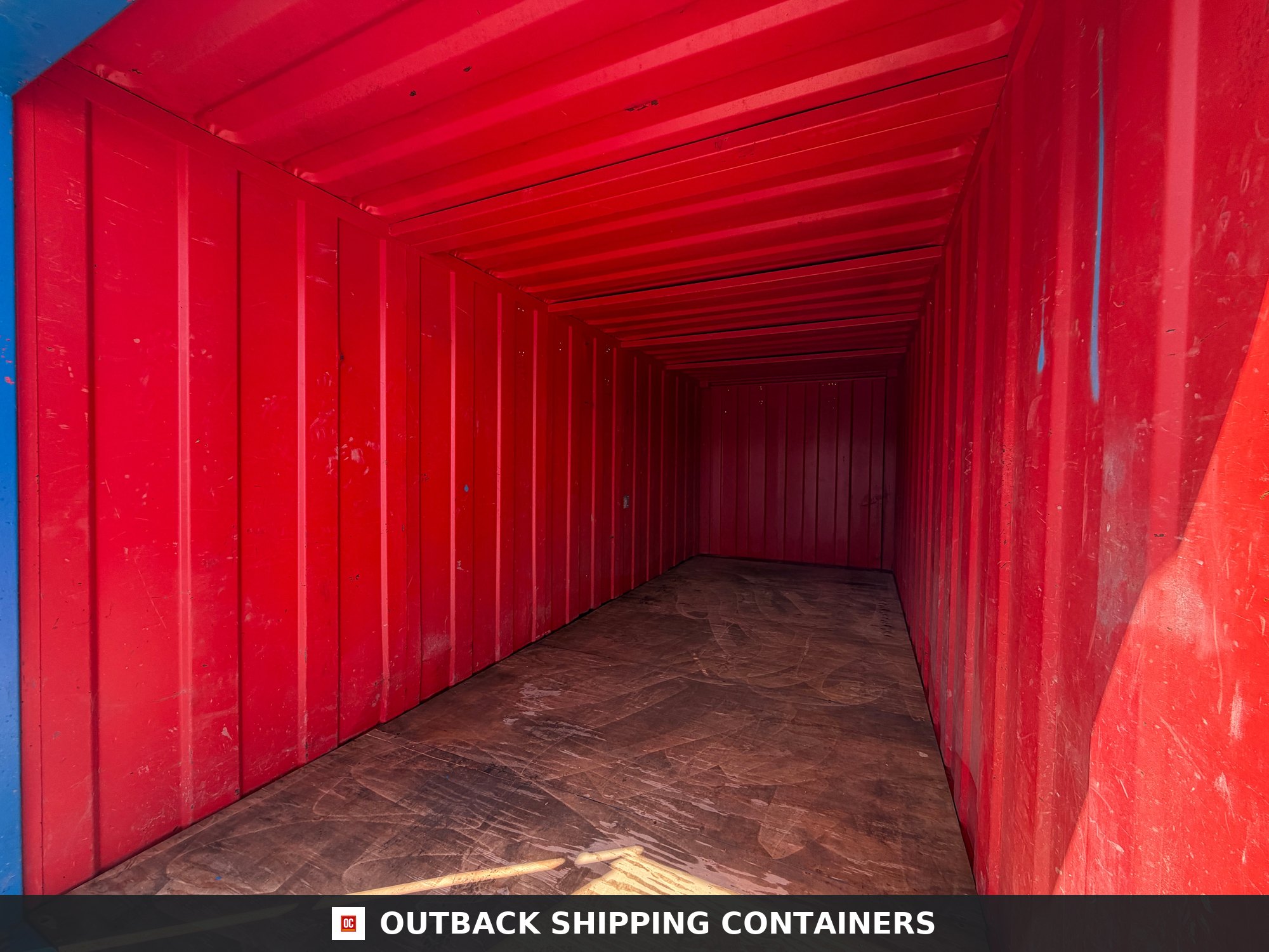 21x8 ft Anti-Vandal Store 21ft x 8ft for Sale — Side Profile View | Outback Shipping Containers 21x8 ft Anti-Vandal Store — Storage Container (Unrefurbished) — gallery view 2