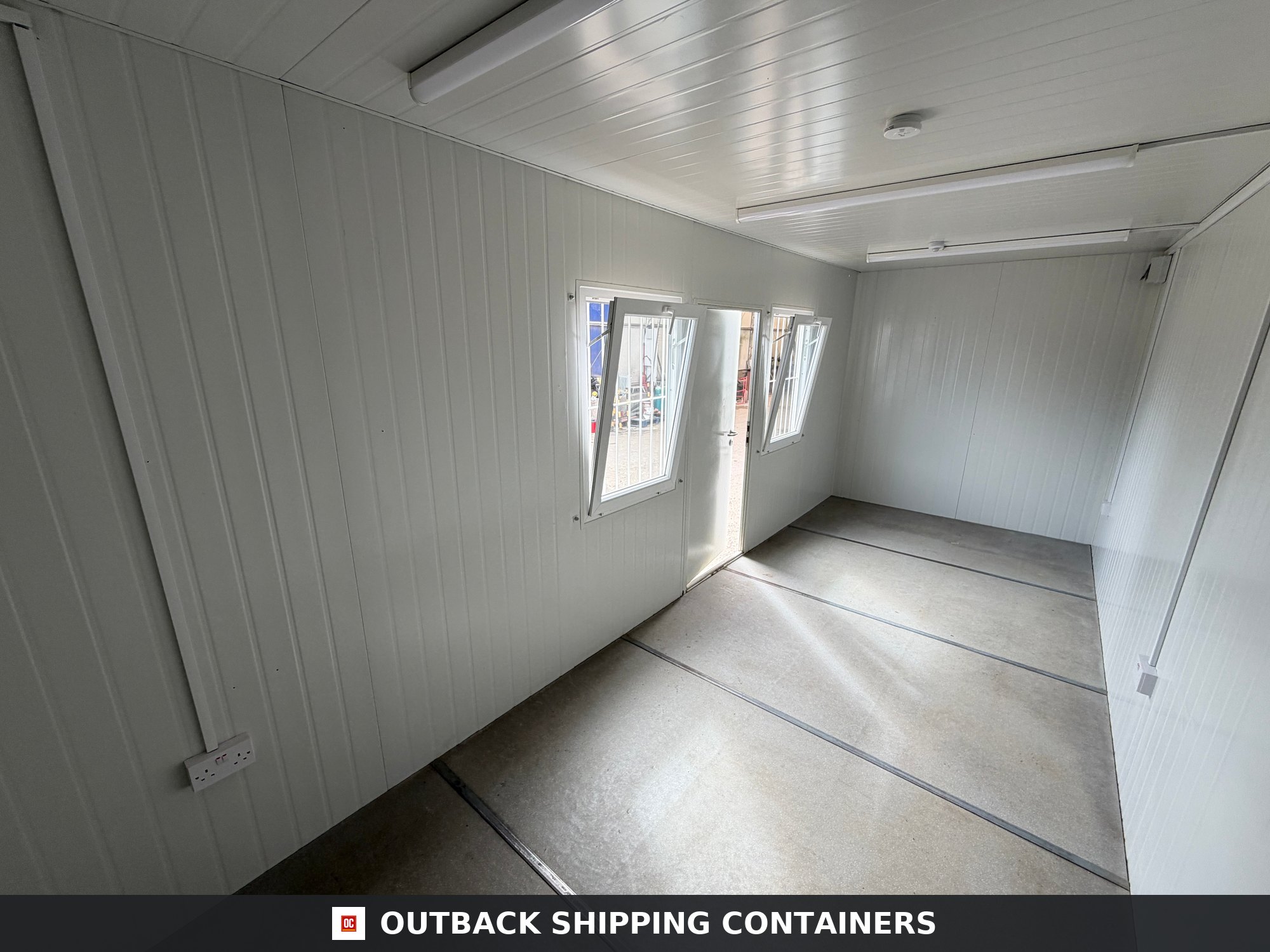 20x7.5ft for Sale — Interior Detail | Outback Shipping Containers 20x7.5ft — Office / Canteen — Building Site Accommodation — Portable Anti-Vandal Cabin - image 6